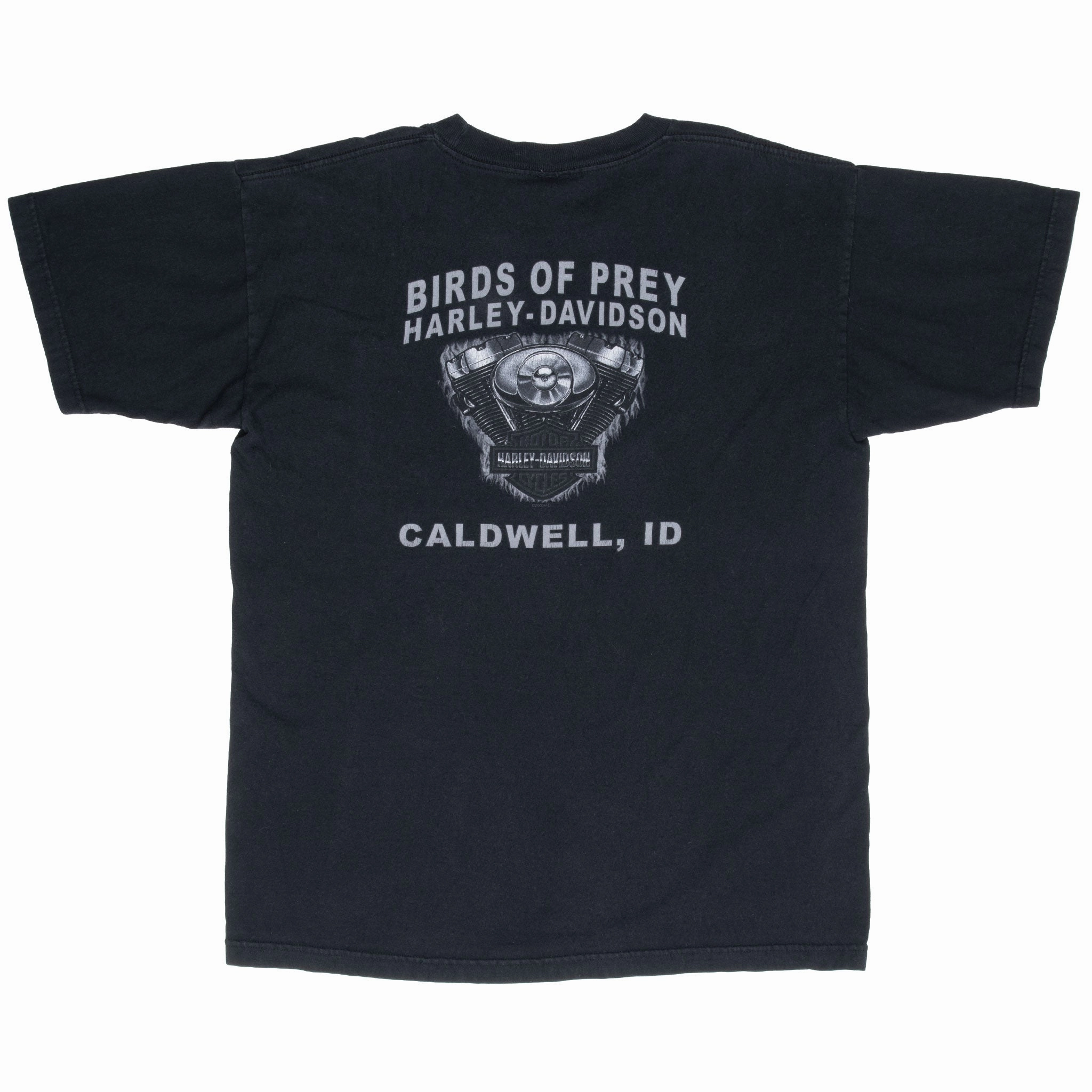 VINTAGE HARLEY DAVIDSON CALDWELL IDAHO 2003 POCKET TEE SHIRT LARGE