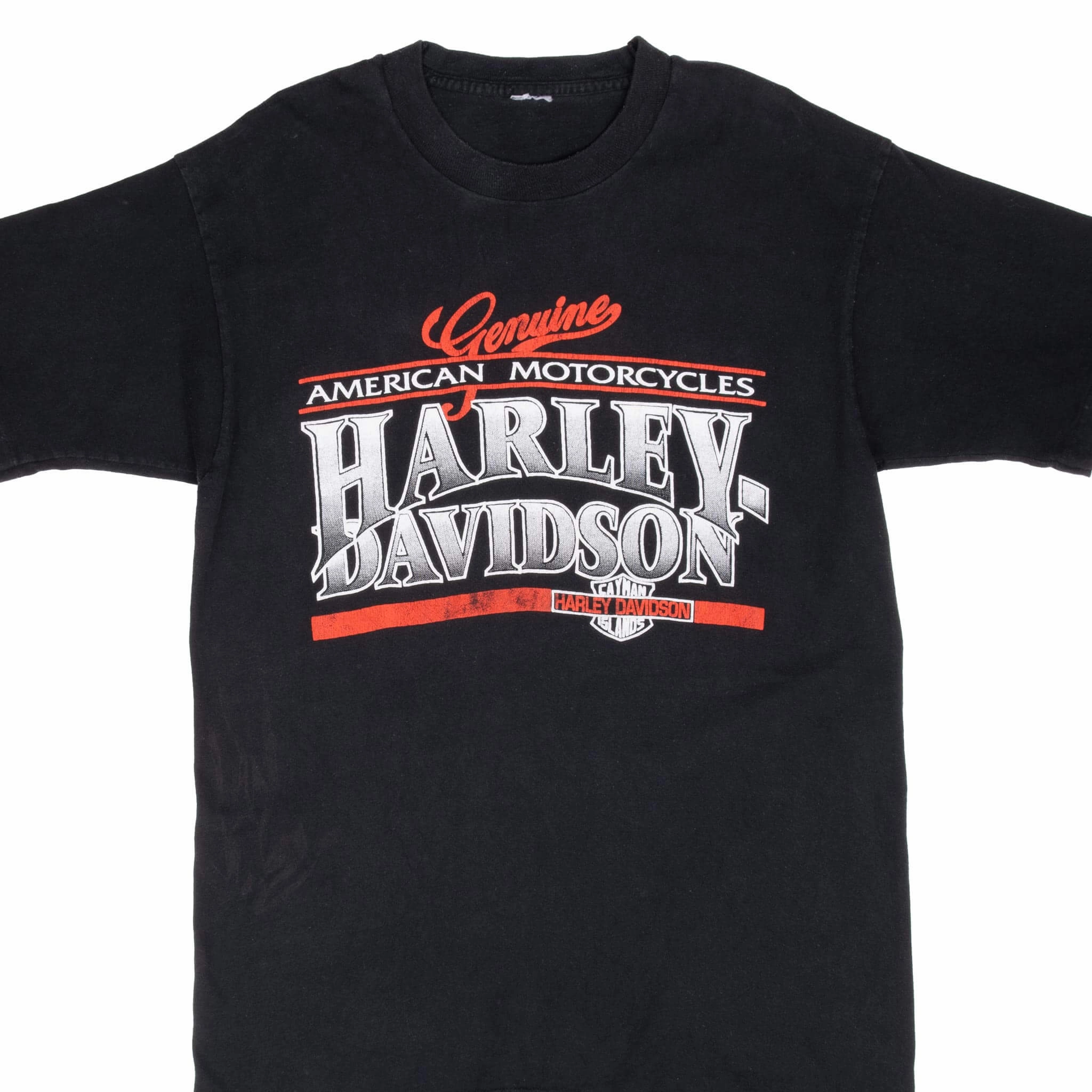 VINTAGE HARLEY DAVIDSON CAYMAN ISLAND 1990S TEE SHIRT MEDIUM