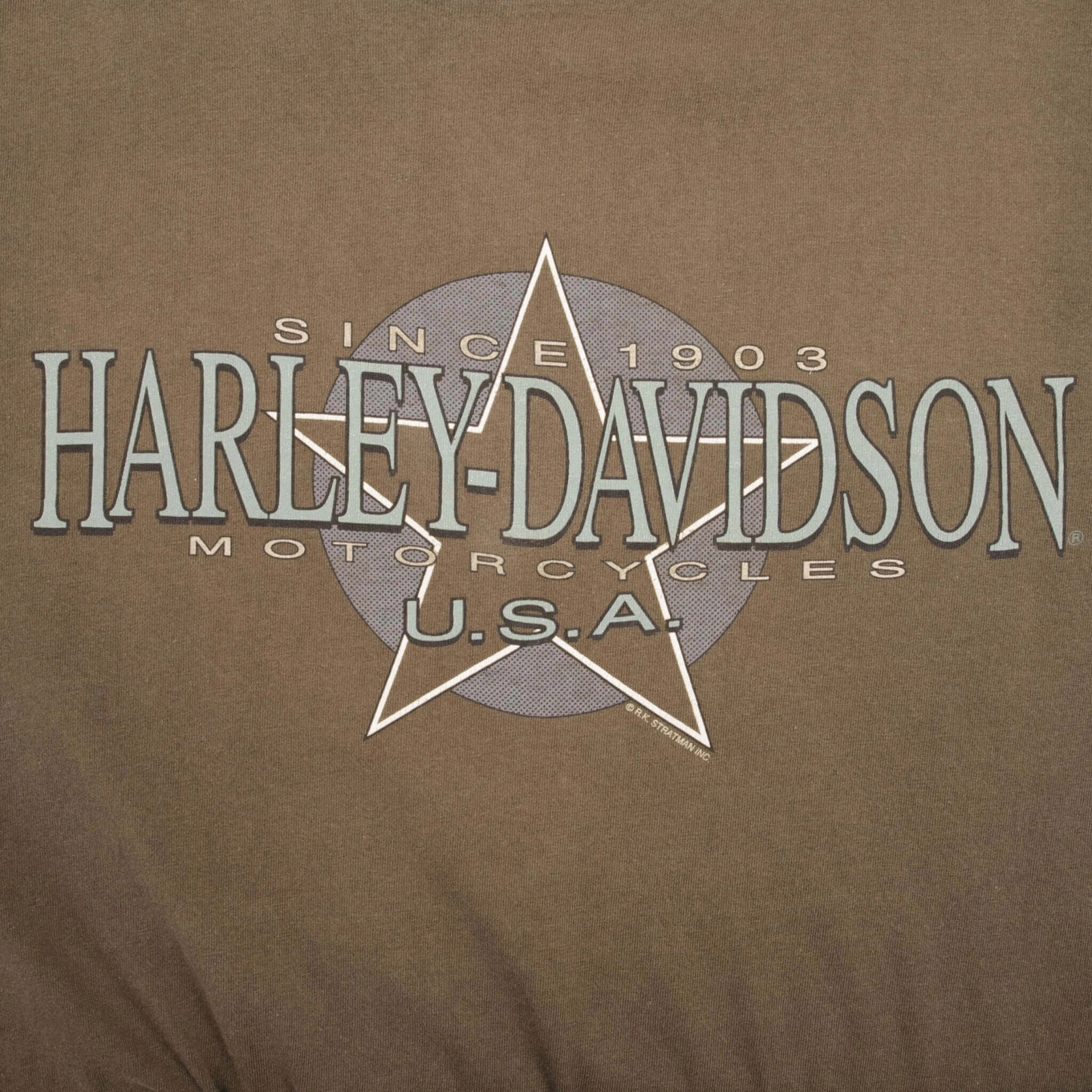 VINTAGE HARLEY DAVIDSON CHICAGO ILLINOIS TEE SHIRT 1990S SIZE XL MADE IN USA