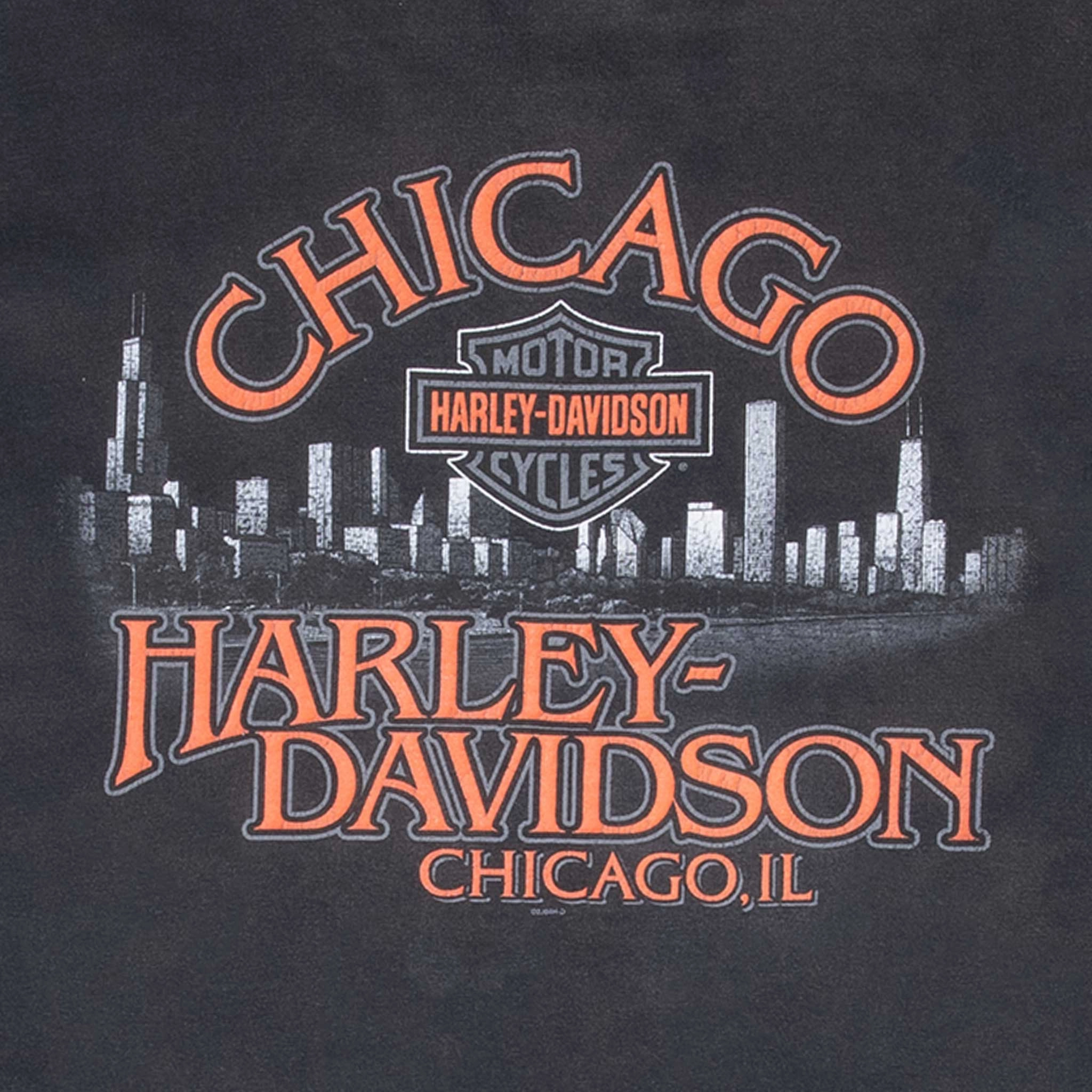 VINTAGE HARLEY DAVIDSON CHICAGO TEE SHIRT 2004 XL