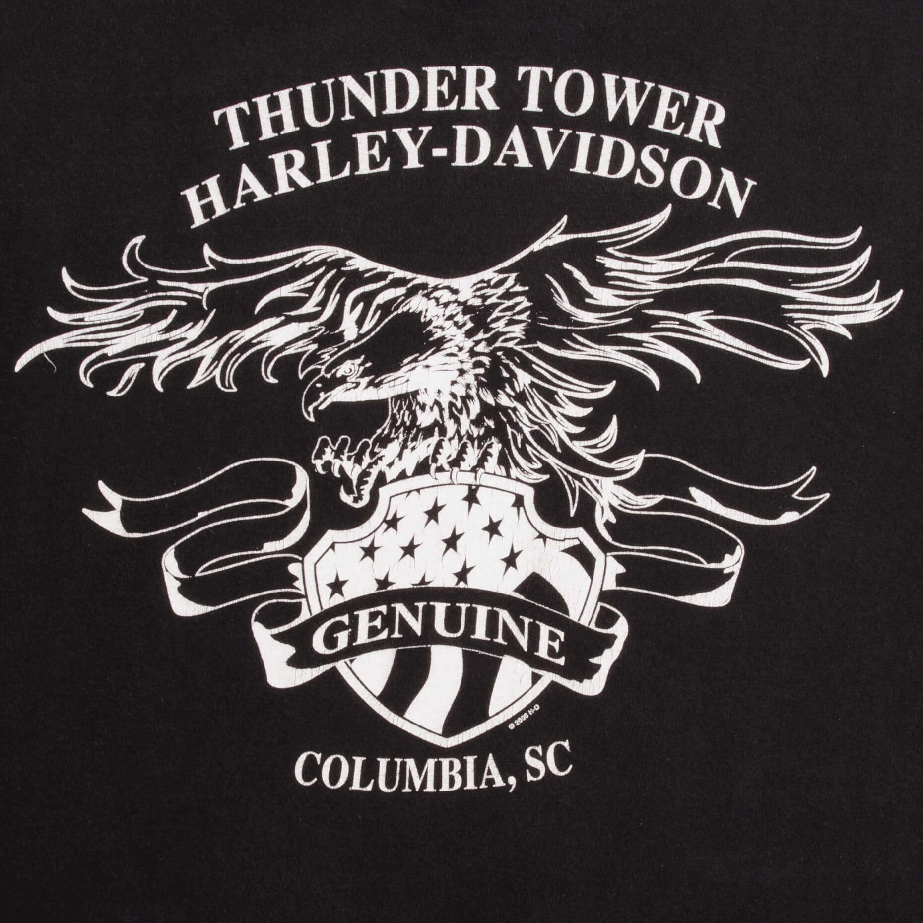 VINTAGE HARLEY DAVIDSON COLUMBIA SC TEE SHIRT 2006 SIZE LARGE
