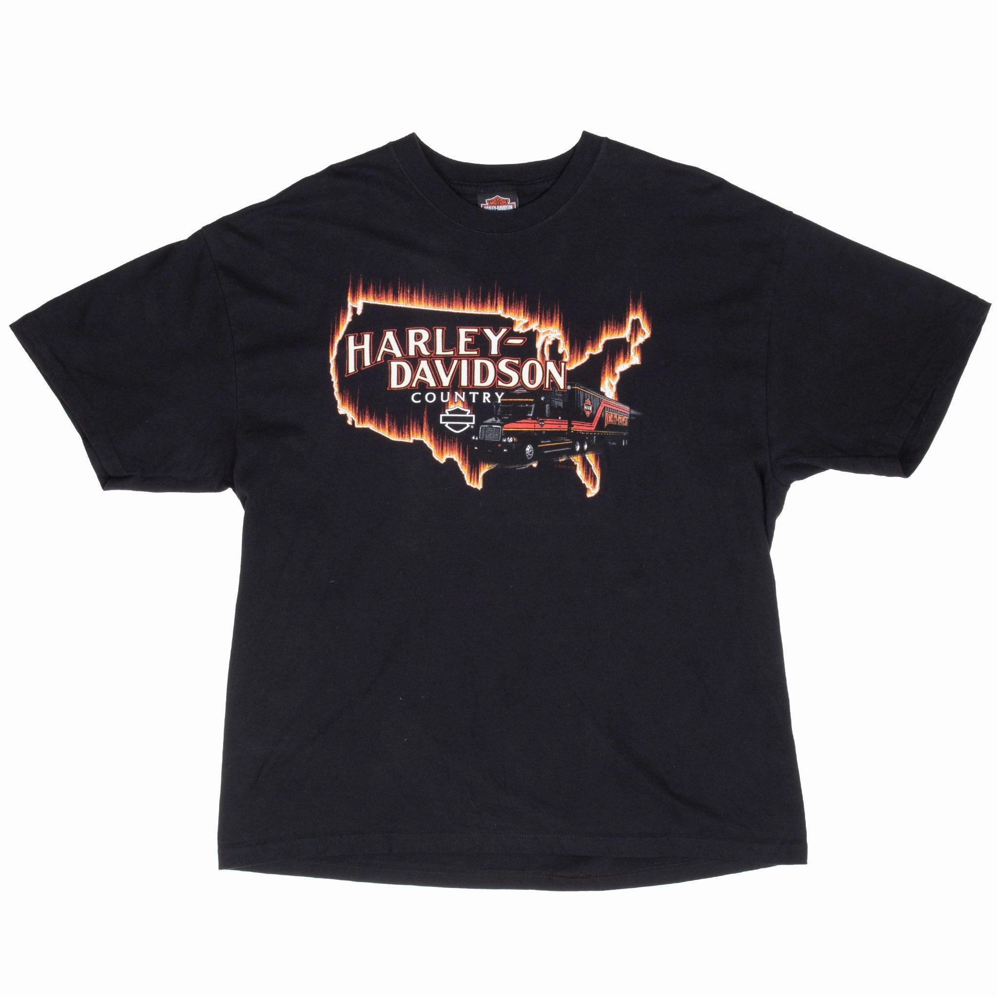 VINTAGE HARLEY DAVIDSON COUNTRY DAYTONA TEE SHIRT 2009 LARGE MADE IN USA