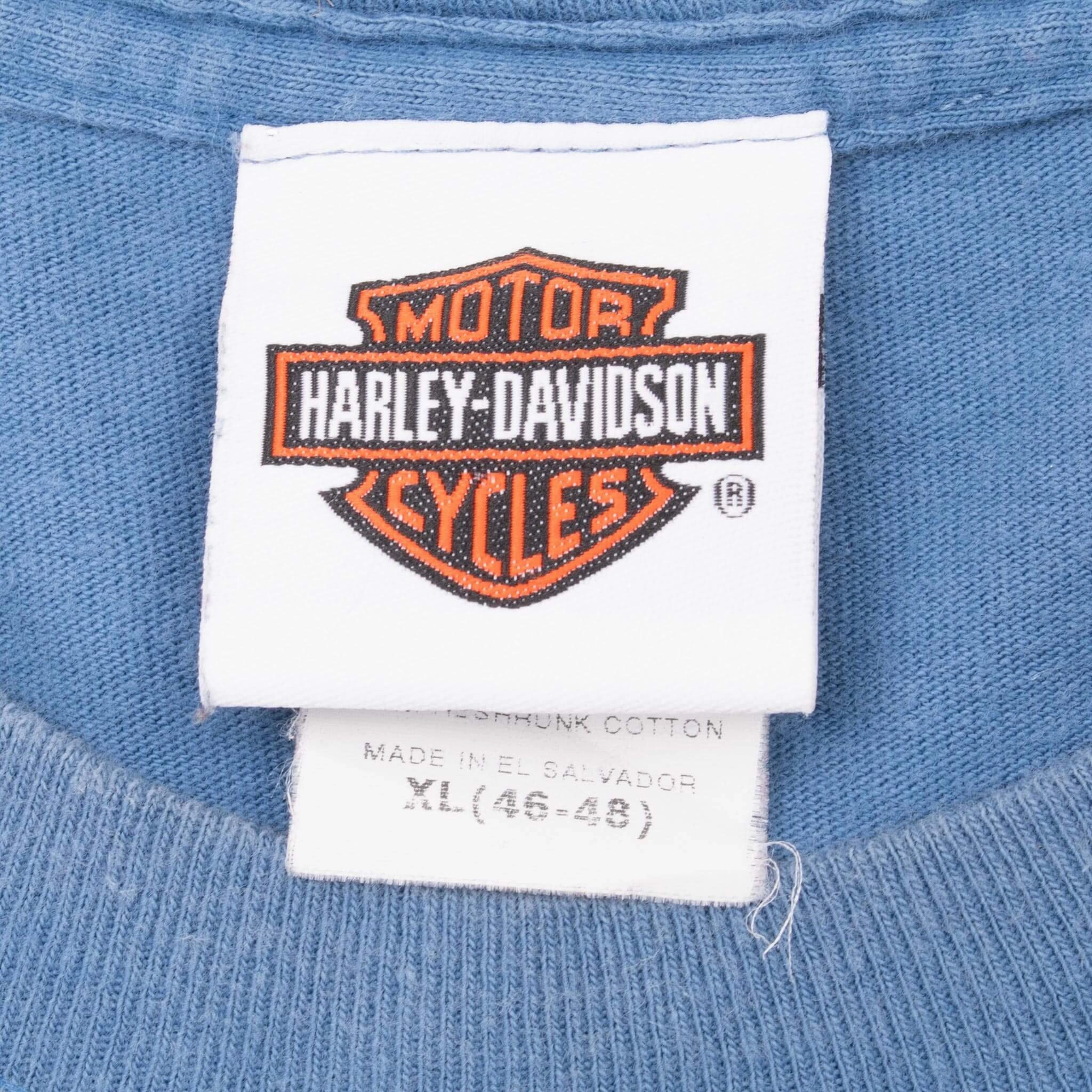 VINTAGE HARLEY DAVIDSON DEADWOOD NORTH DAKOTA TEE SHIRT 2008 XL