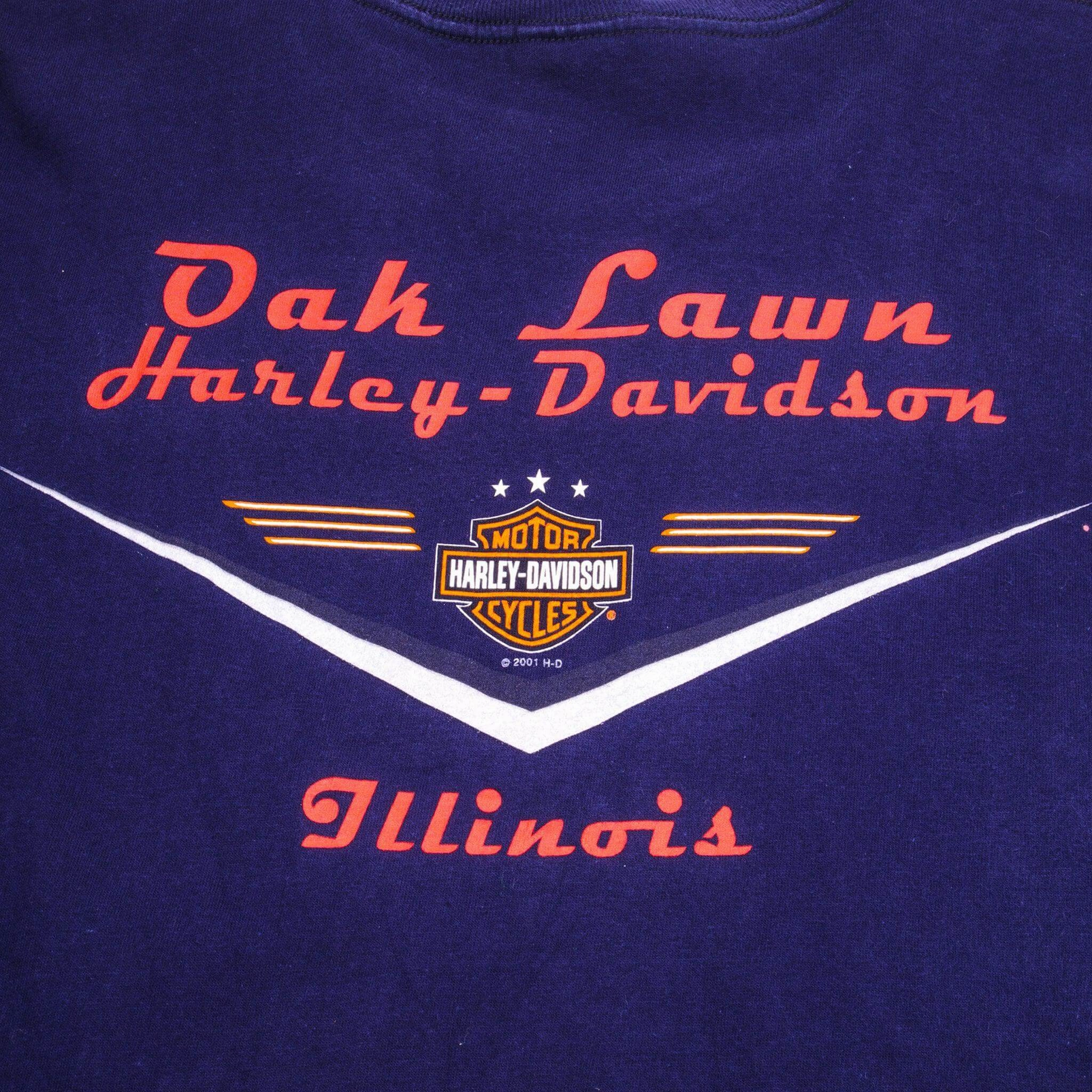 VINTAGE HARLEY DAVIDSON DRAGON 2001 TEE SHIRT SIZE XL MADE IN USA
