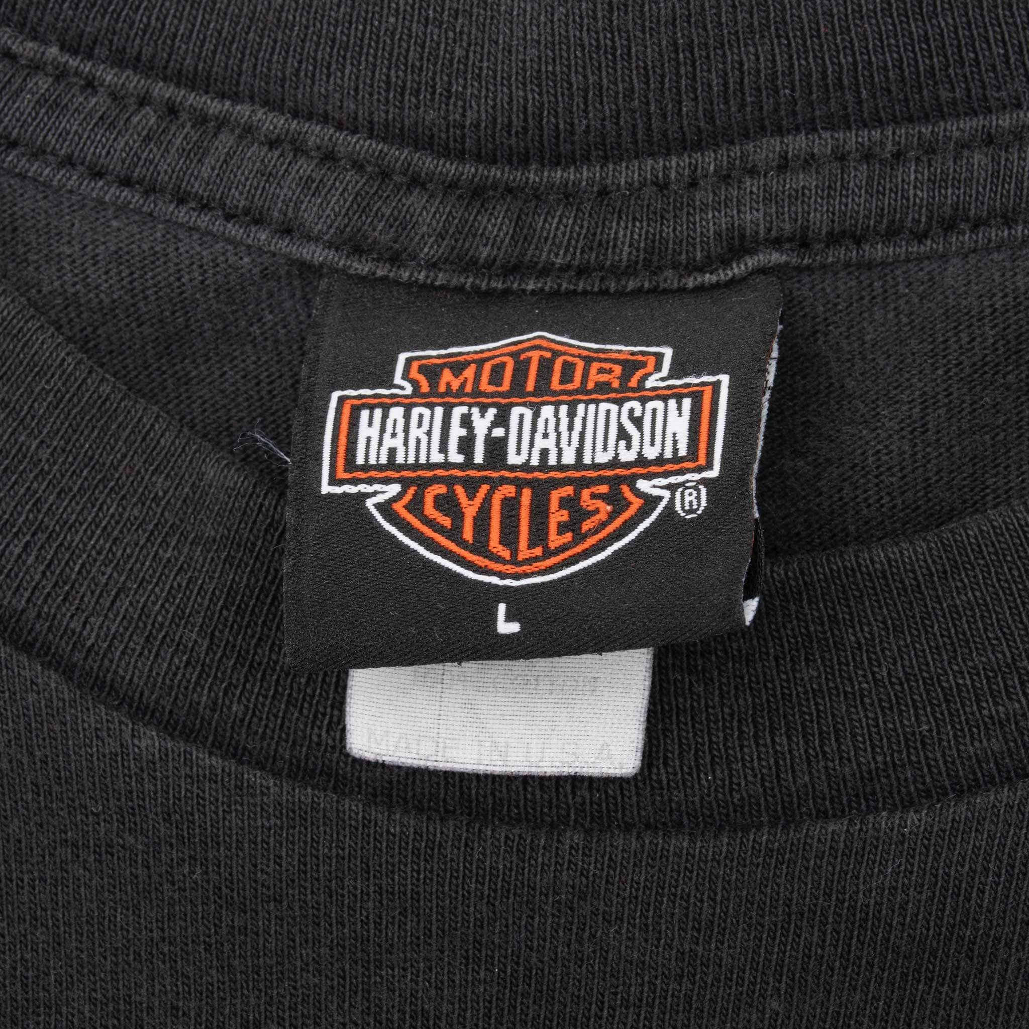 VINTAGE HARLEY DAVIDSON EAGLE 2002 TEE SHIRT LARGE MADE IN USA