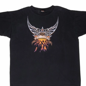 VINTAGE HARLEY DAVIDSON EAGLE DRAGON TEE SHIRT 2000 2XL MADE IN USA
