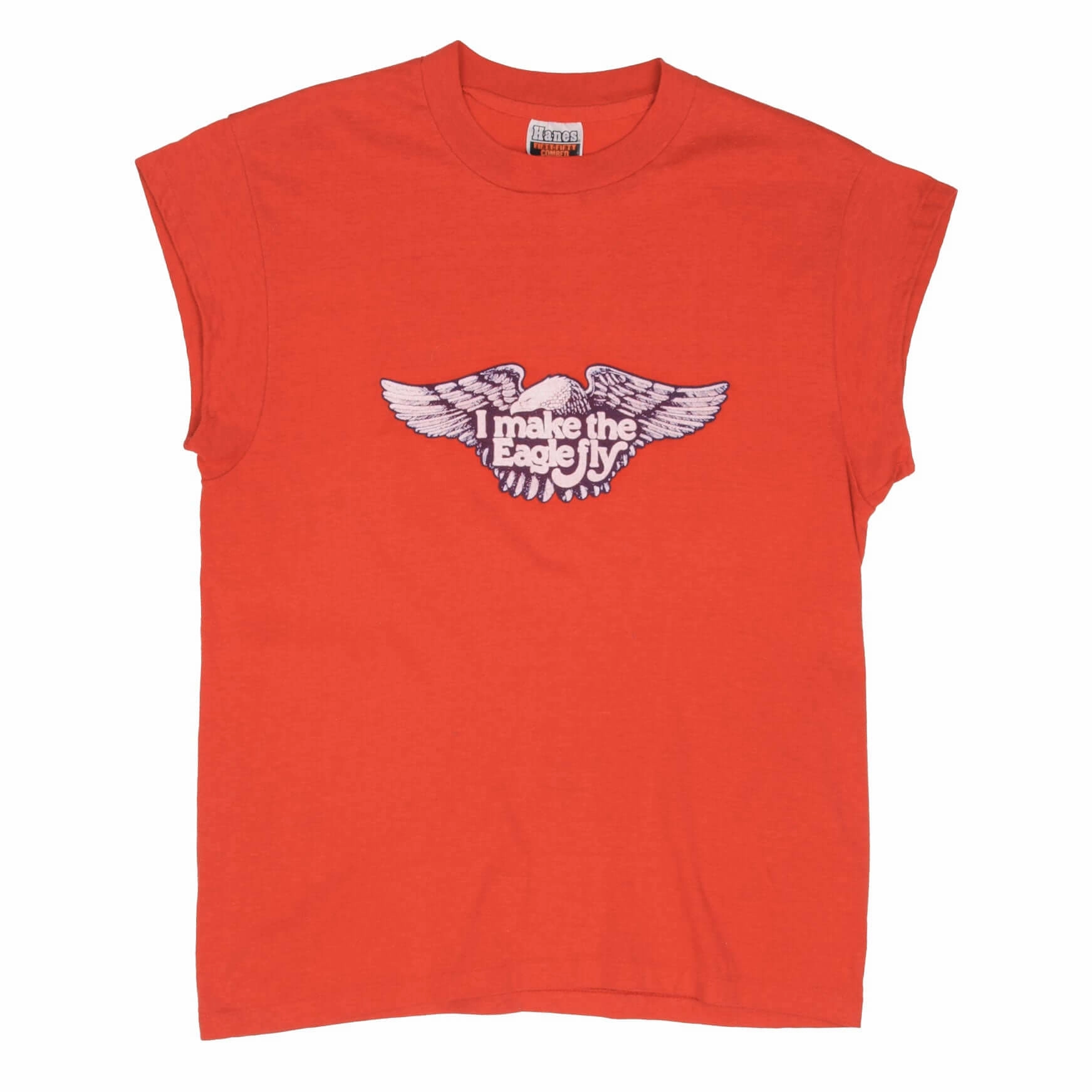 VINTAGE HARLEY DAVIDSON EAGLE TANK TOP TEE SHIRT 1970S SIZE MEDIUM MADE IN USA