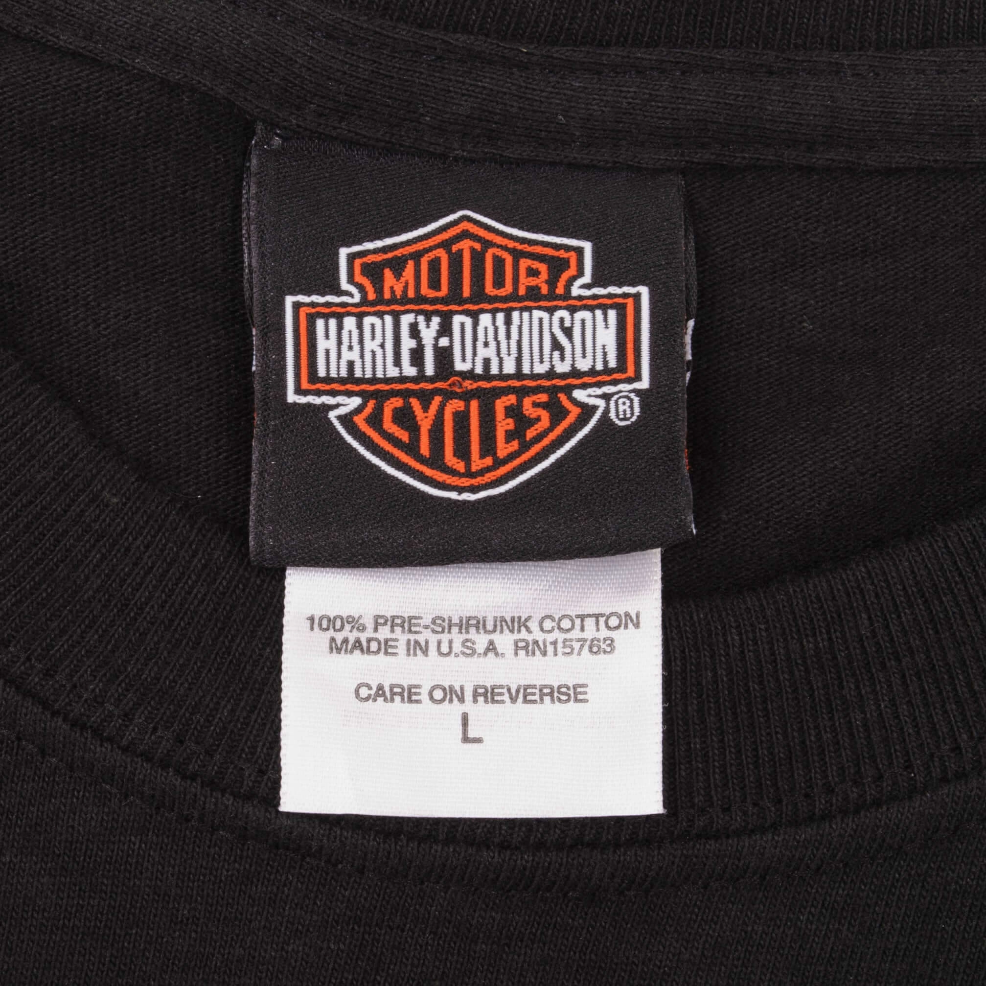 VINTAGE HARLEY DAVIDSON EAGLE TEXAS TEE SHIRT 2005 LARGE MADE IN USA