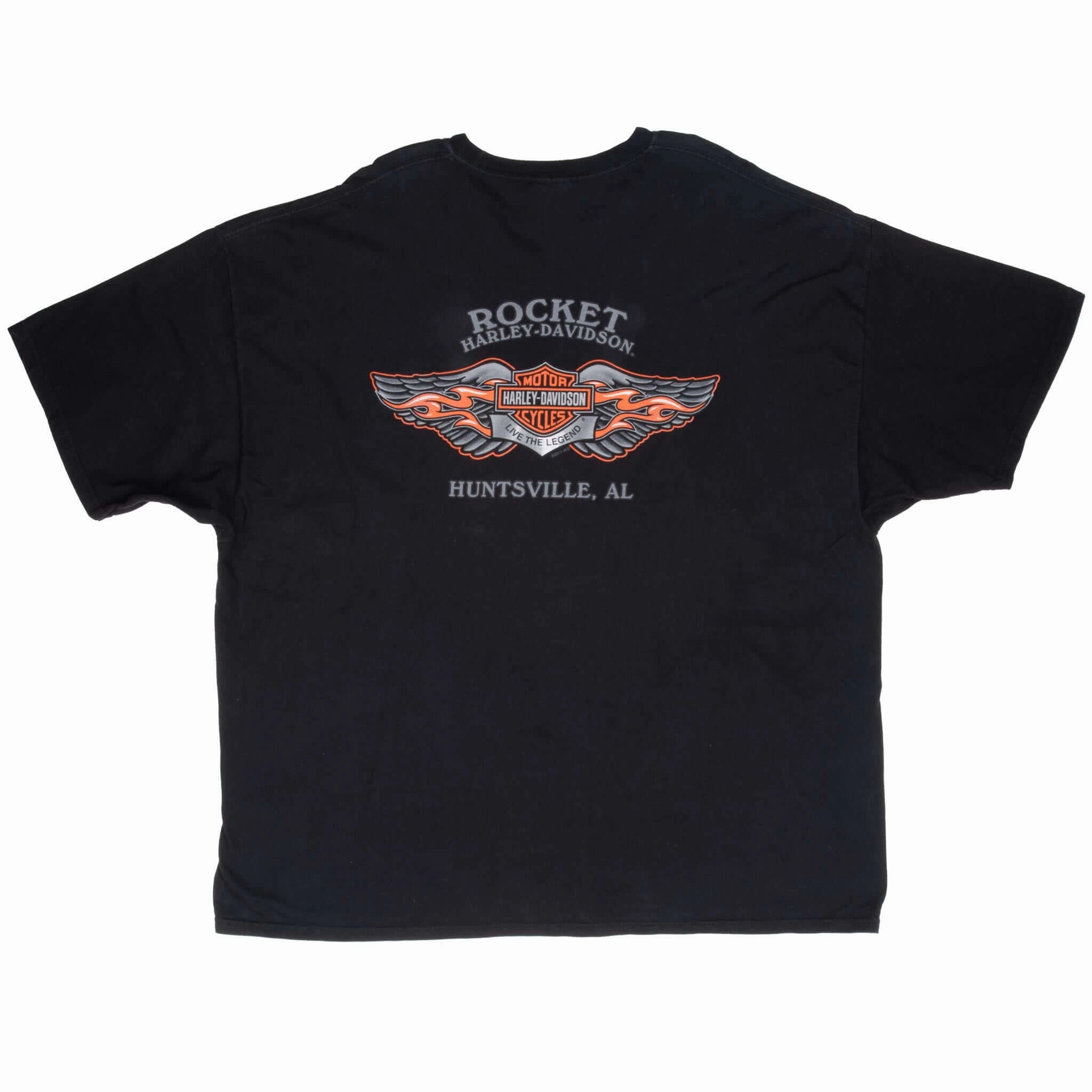 VINTAGE HARLEY DAVIDSON FAMILY TRADITION HUNTSVILLE ALABAMA 2012 TEE SHIRT 3XL