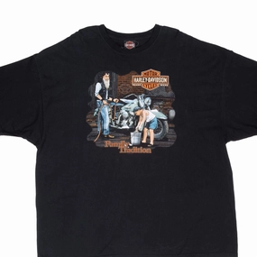 VINTAGE HARLEY DAVIDSON FAMILY TRADITION HUNTSVILLE ALABAMA 2012 TEE SHIRT 3XL