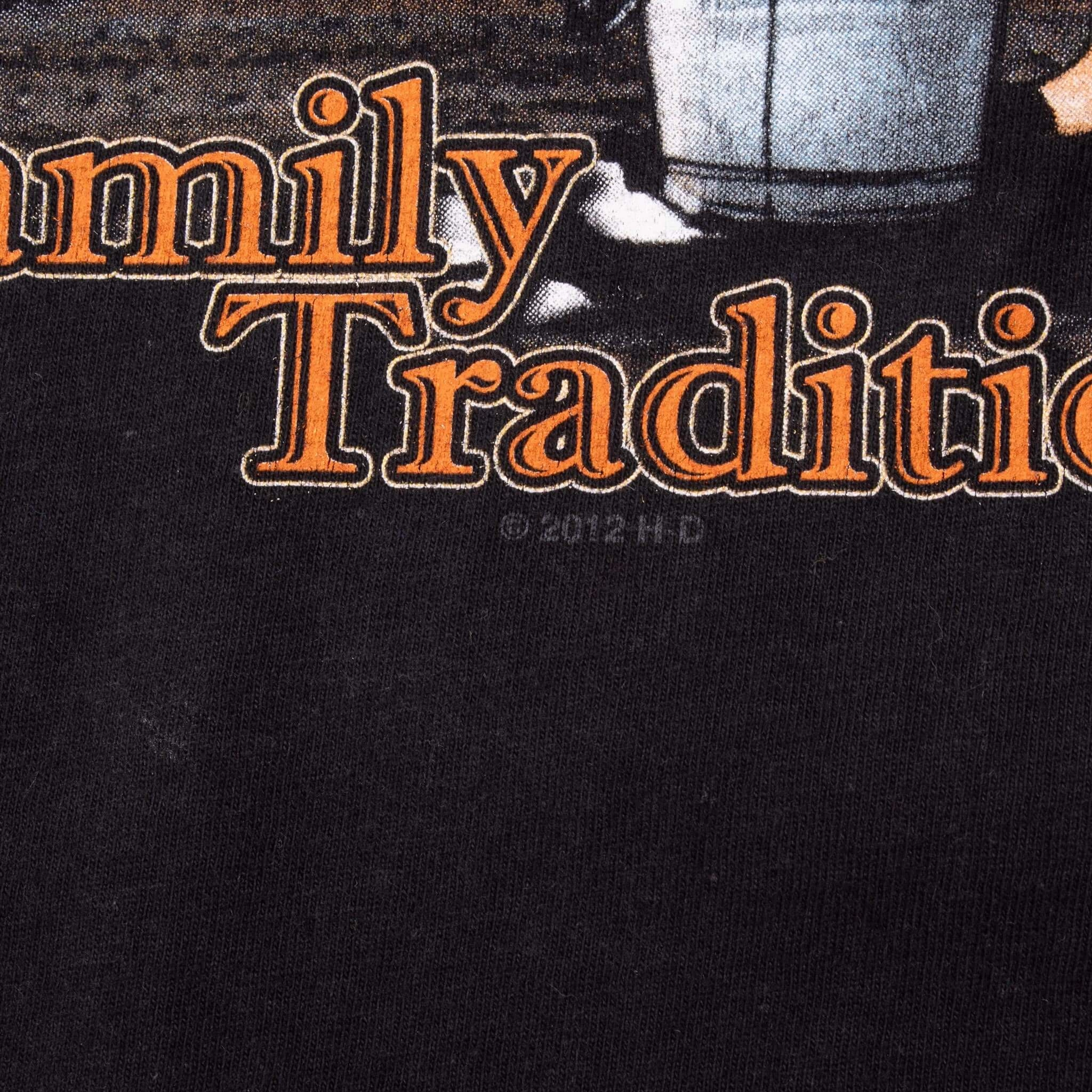 VINTAGE HARLEY DAVIDSON FAMILY TRADITION HUNTSVILLE ALABAMA 2012 TEE SHIRT 3XL
