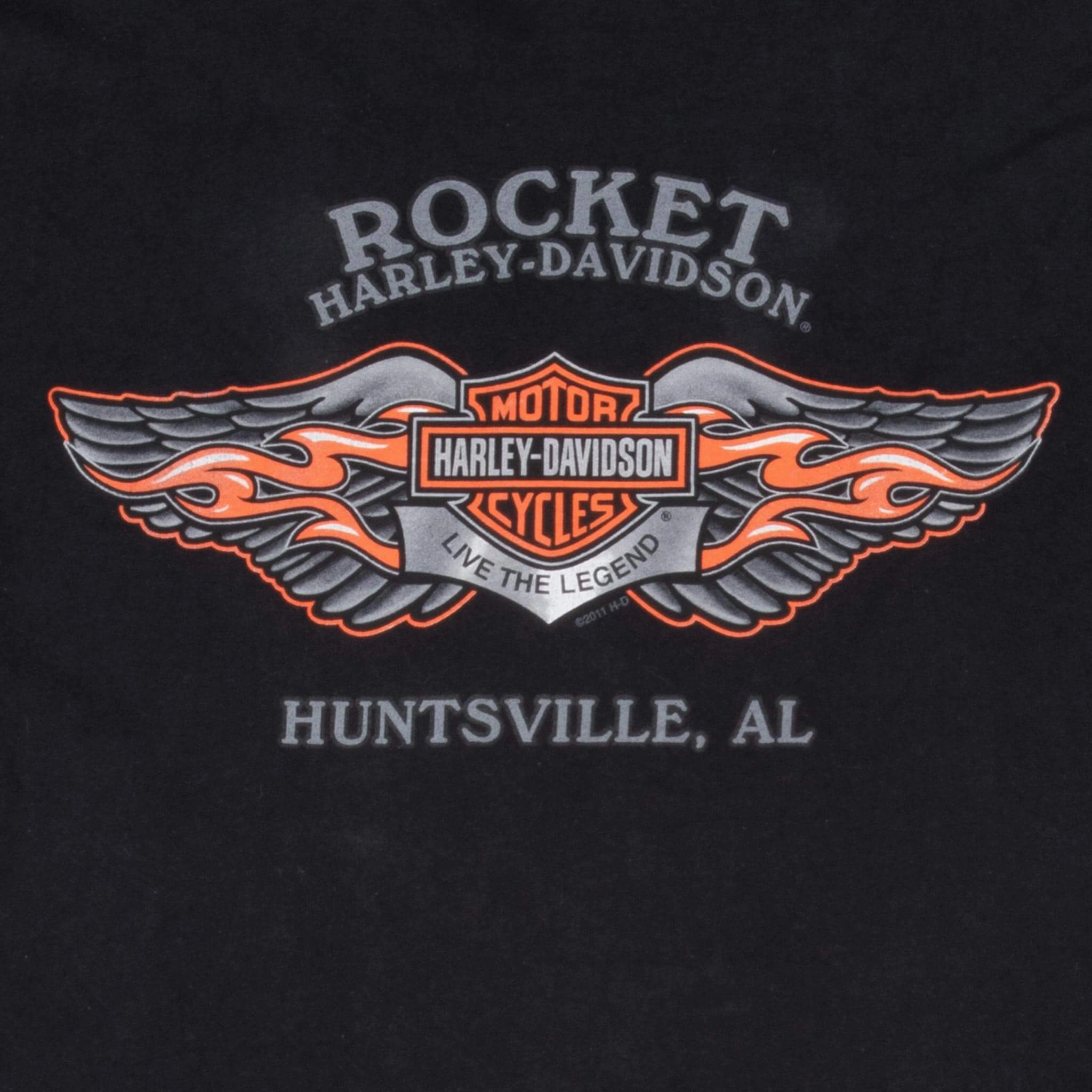 VINTAGE HARLEY DAVIDSON FAMILY TRADITION HUNTSVILLE ALABAMA 2012 TEE SHIRT 3XL