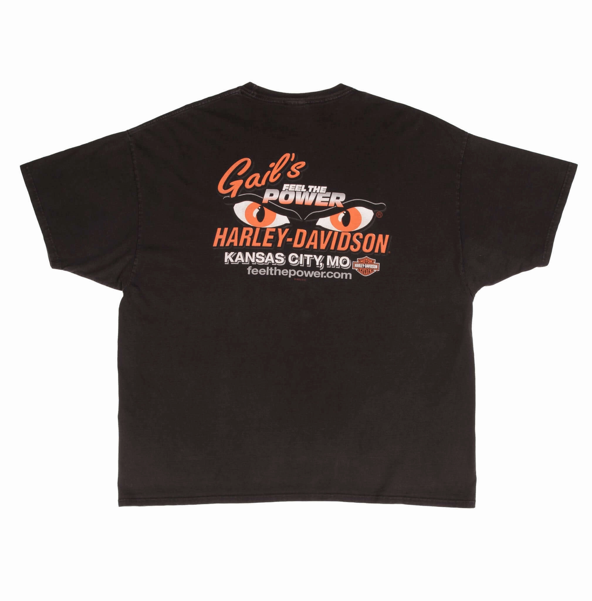 VINTAGE HARLEY DAVIDSON FEEL THE POWER KANSAS CITY TEE SHIRT 2009 SIZE 3XL