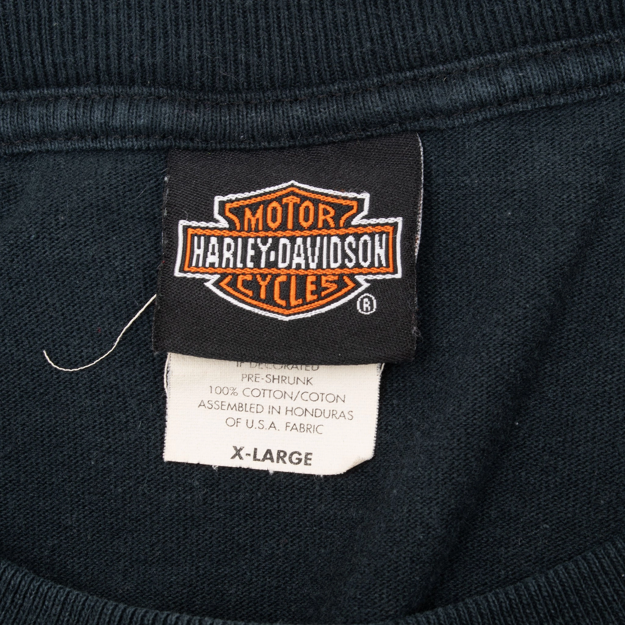 VINTAGE HARLEY DAVIDSON FLAME LONG SLEEVE TEE SHIRT 2002 XL