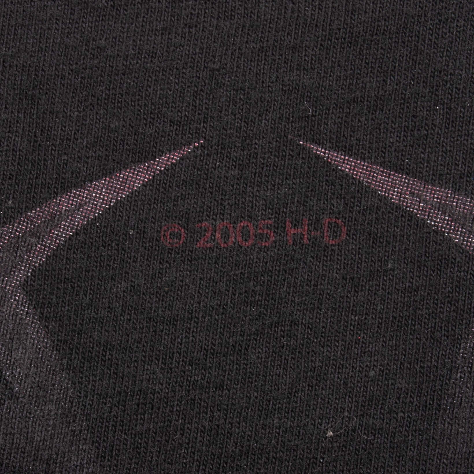 VINTAGE HARLEY DAVIDSON FLAME LONG SLEEVE TEE SHIRT 2005 SIZE XL MADE IN USA