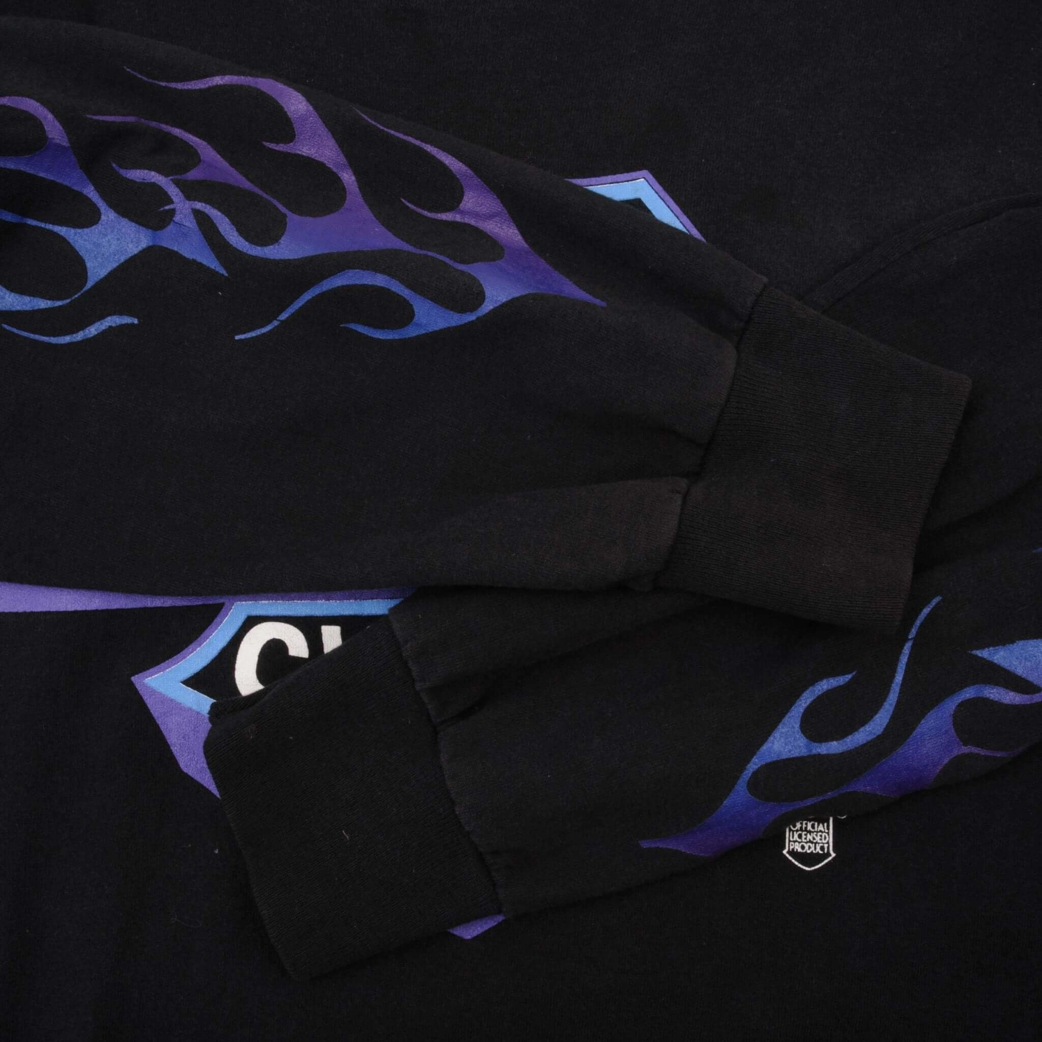 VINTAGE HARLEY DAVIDSON FLAMES LONG SLEEVES TEE SHIRT XL MADE IN USA 1990s