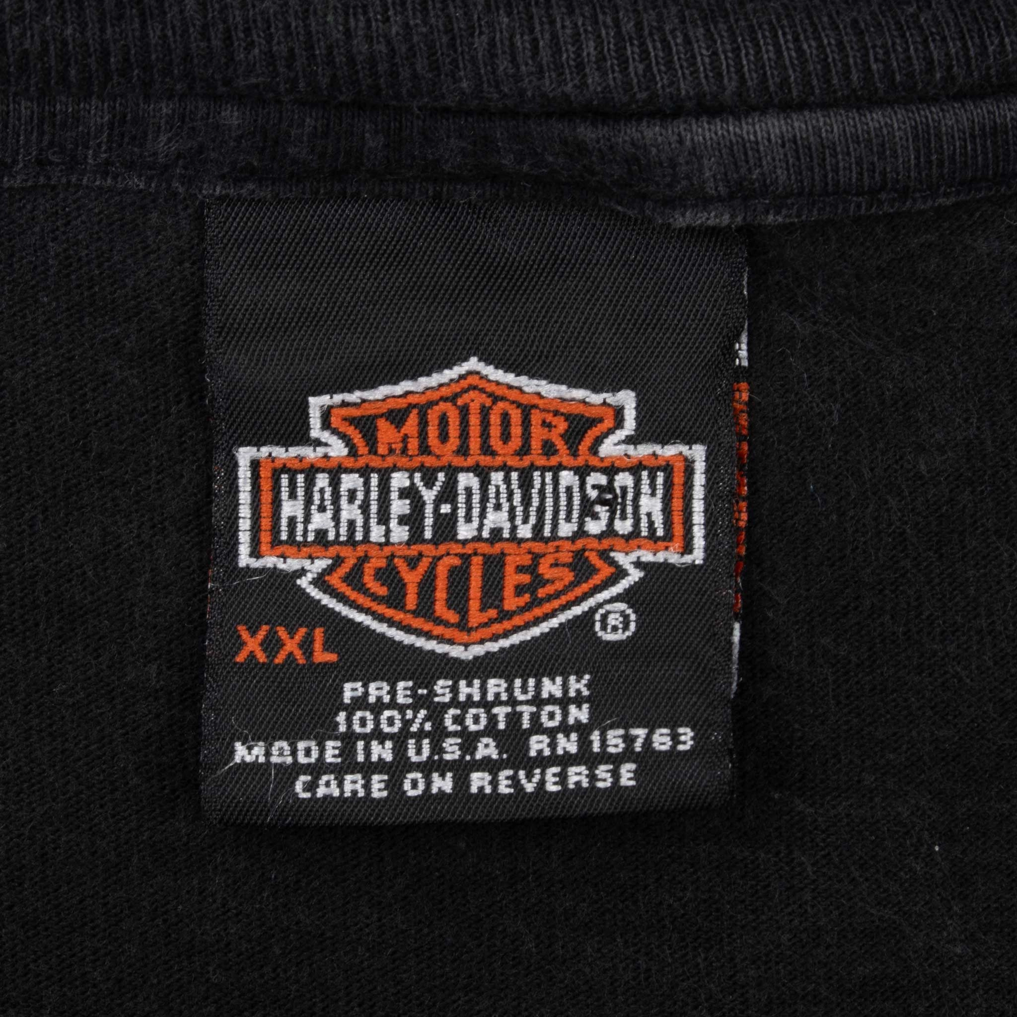 VINTAGE HARLEY DAVIDSON FT COLLINS CO 2000 POCKET TEE SHIRT SIZE 2XL MADE IN USA