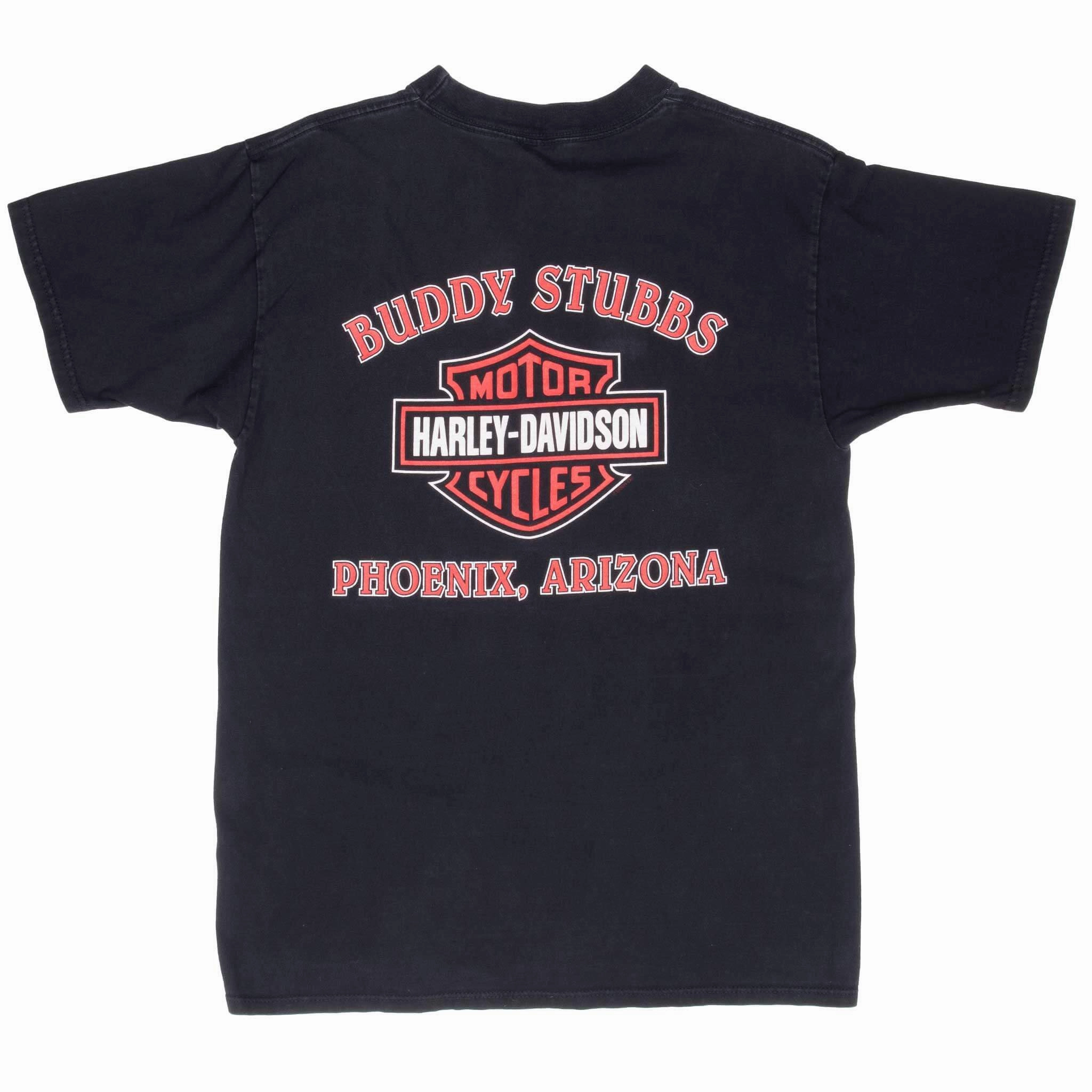 VINTAGE HARLEY DAVIDSON HAPPY HARLEY DAYS XMAS TEE SHIRT 1999 MEDIUM MADE IN USA