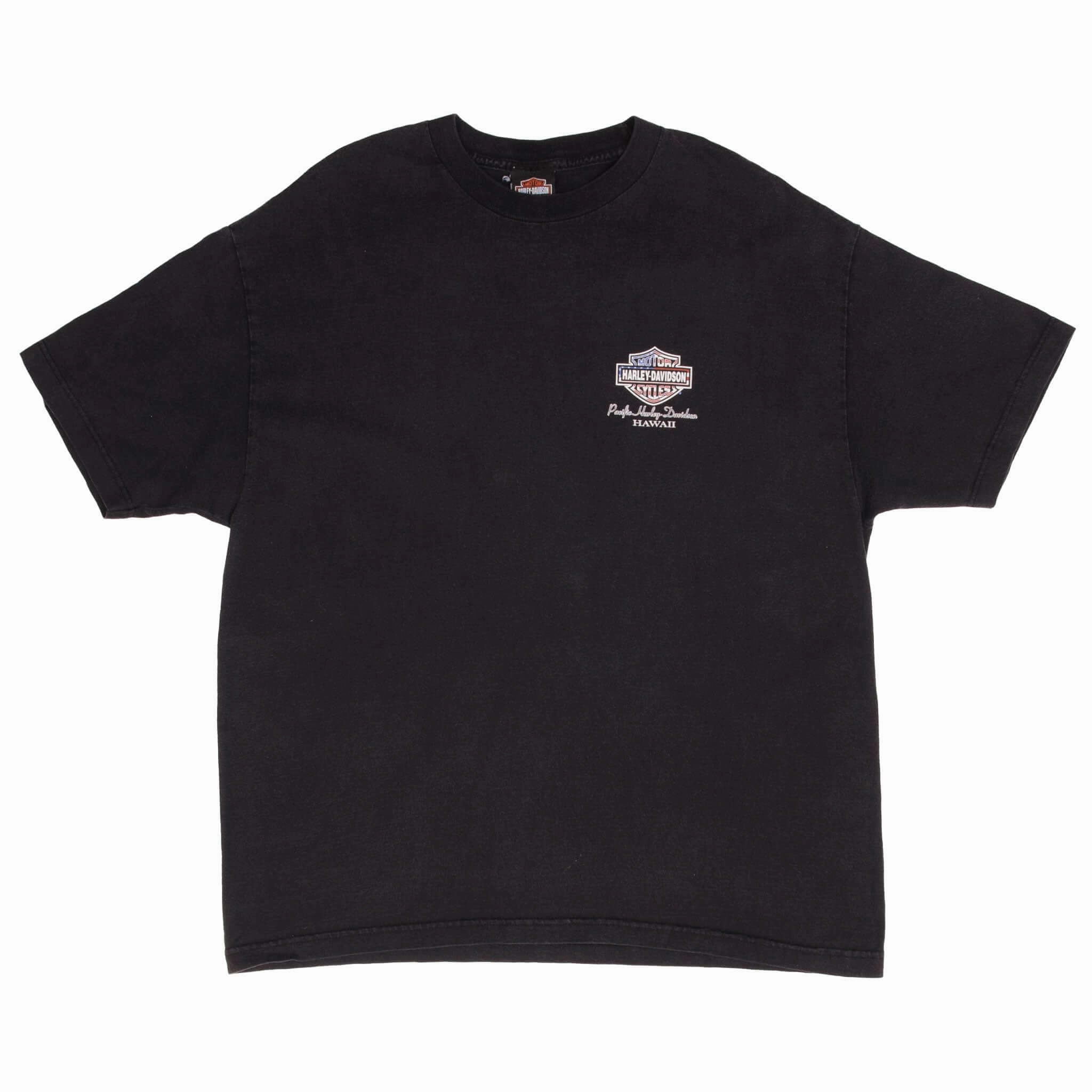 VINTAGE HARLEY DAVIDSON HAWAII 2001 TEE SHIRT SIZE XL MADE IN USA