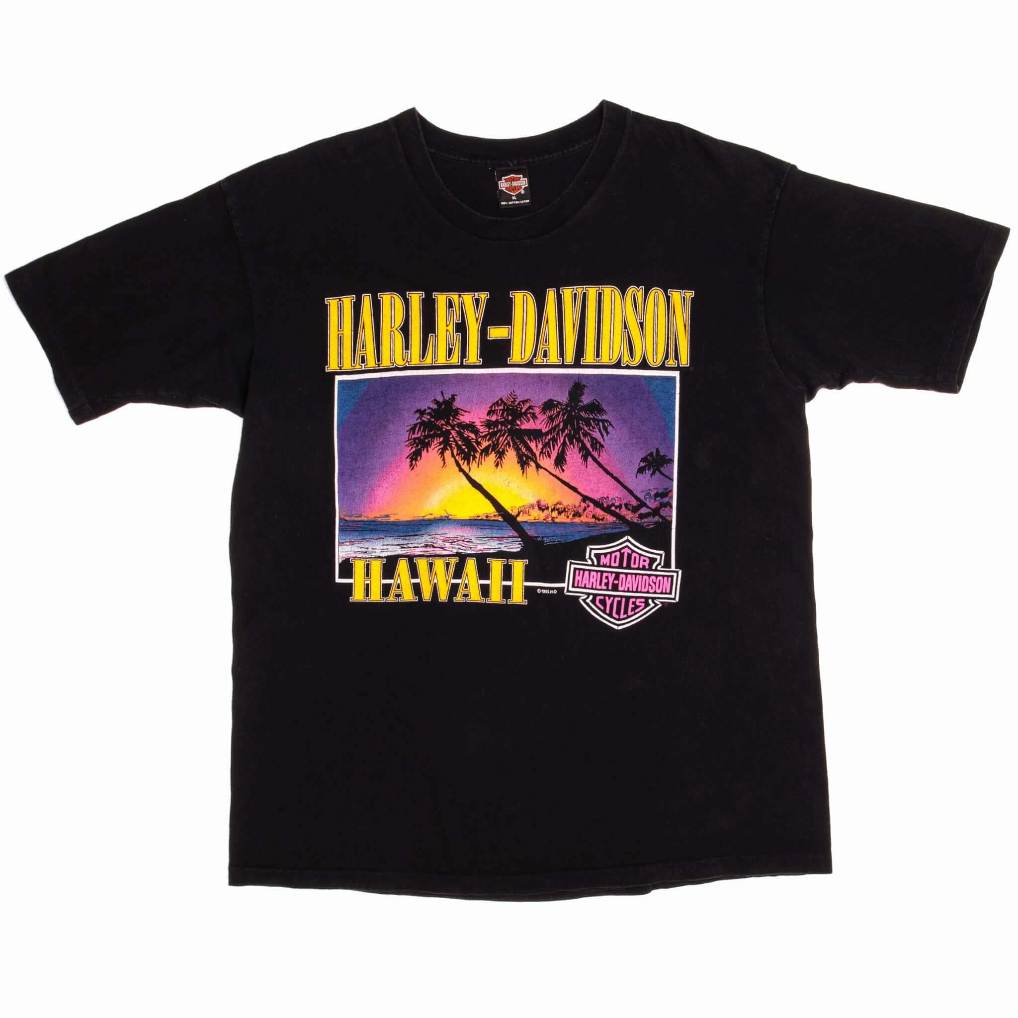 VINTAGE HARLEY DAVIDSON HAWAII TEE SHIRT 1997 SIZE XL MADE IN USA
