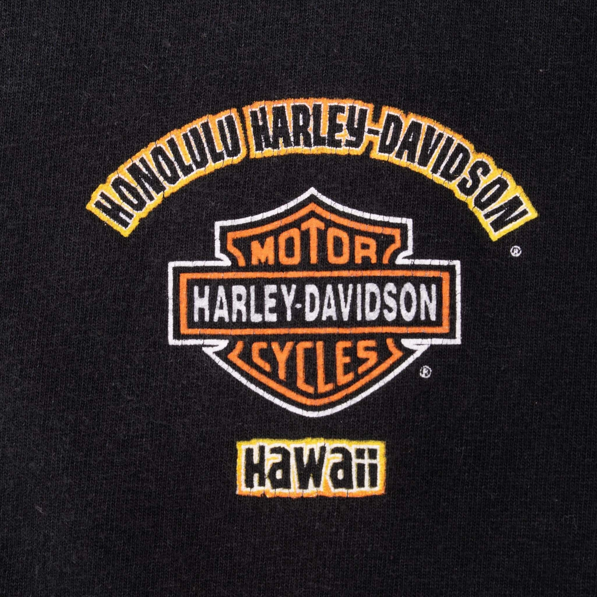VINTAGE HARLEY DAVIDSON HONOLULU HAWAII 2000S TEE SHIRT 2XL