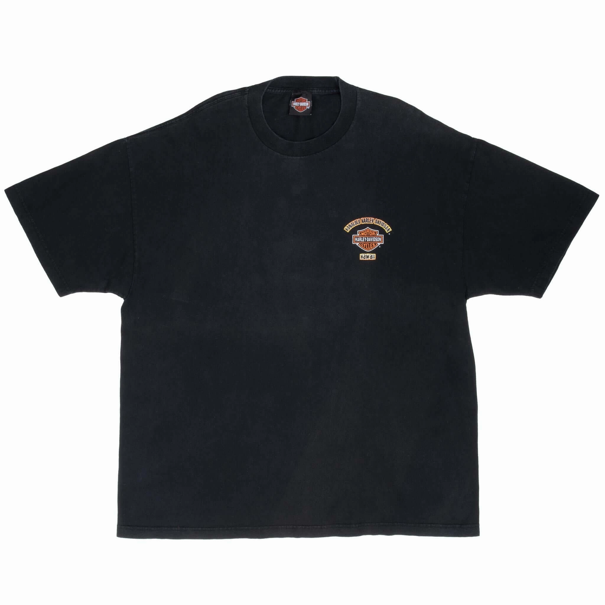 VINTAGE HARLEY DAVIDSON HONOLULU HAWAII 2000S TEE SHIRT 2XL