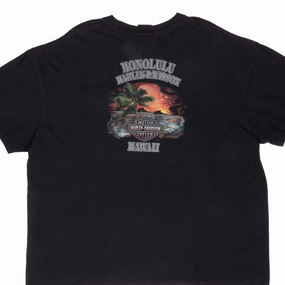 VINTAGE HARLEY DAVIDSON HONOLULU HAWAII 2014 TEE SHIRT 2XL