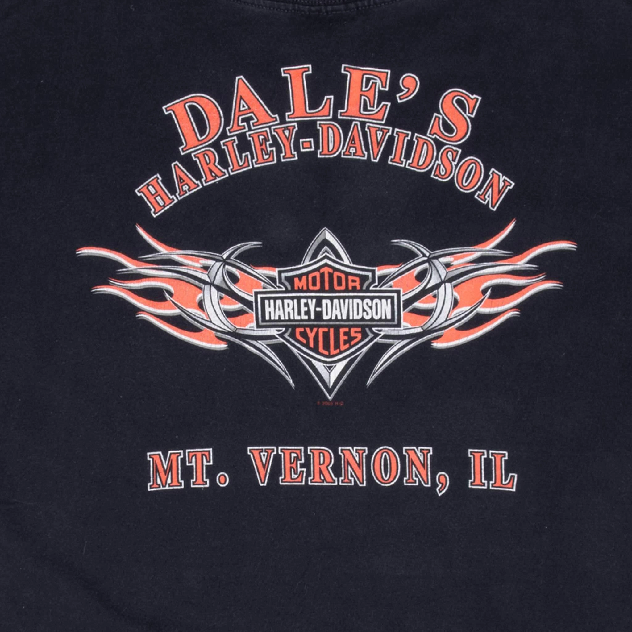 VINTAGE HARLEY DAVIDSON ILLINOIS 2006 TEE SHIRT LARGE