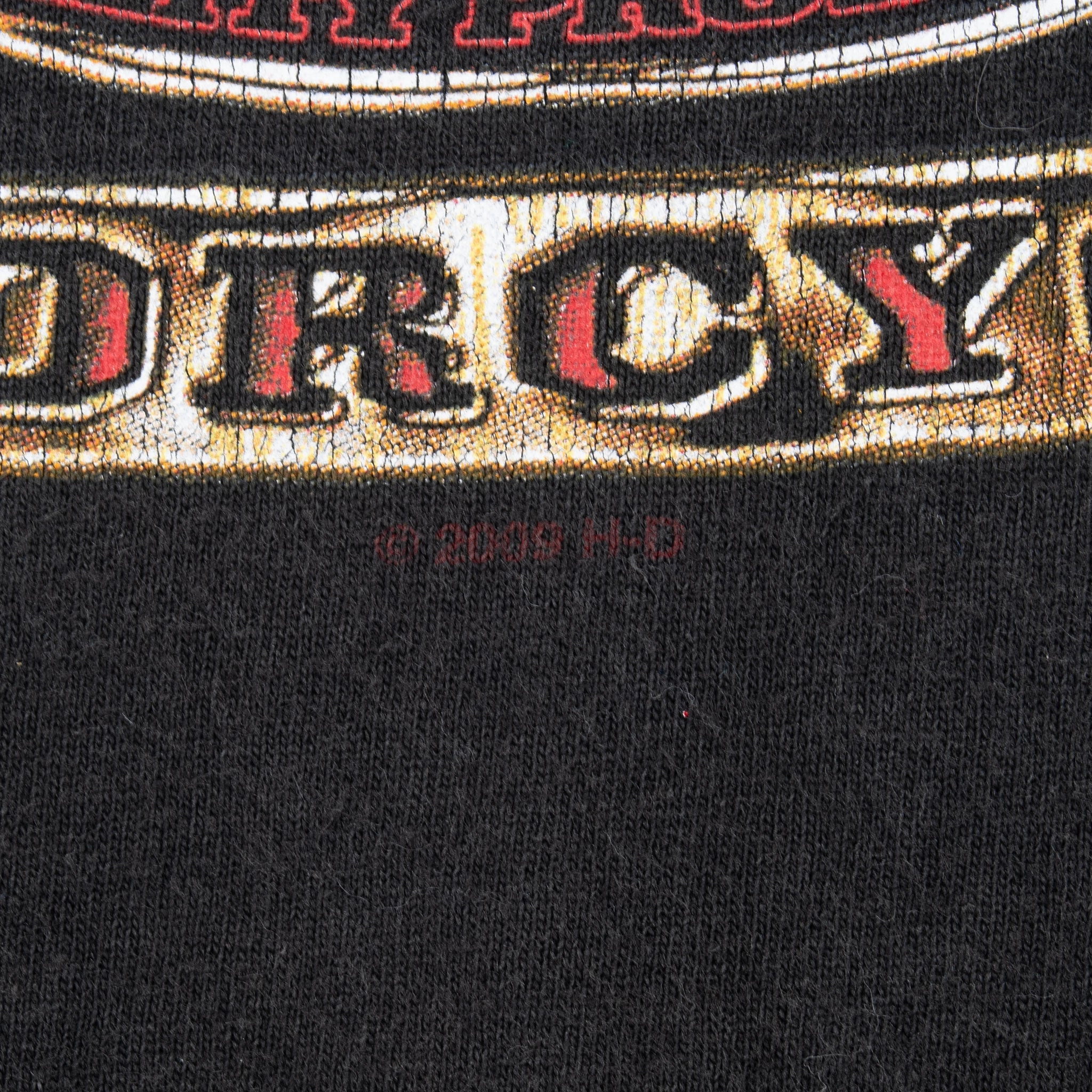 VINTAGE HARLEY DAVIDSON KANSAS TEE SHIRT 2009 LARGE MADE IN USA