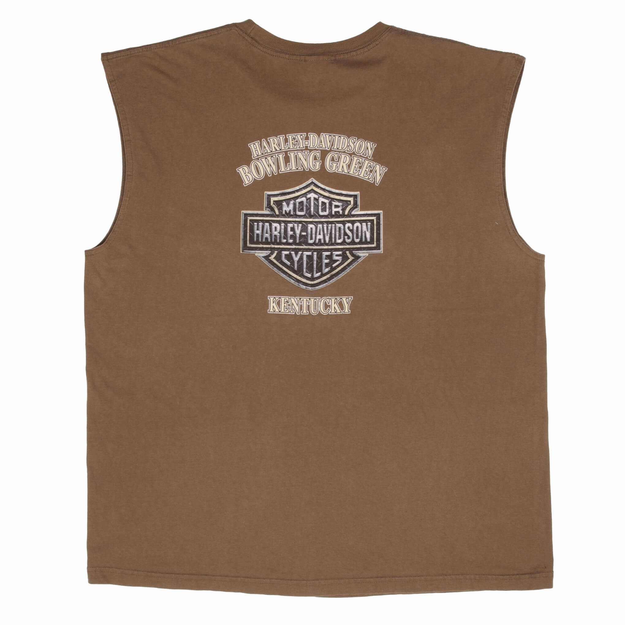 VINTAGE HARLEY DAVIDSON KENTUCKY 2008 TANK TOP TEE SHIRT SIZE 3XL MADE IN USA