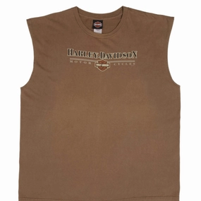 VINTAGE HARLEY DAVIDSON KENTUCKY 2008 TANK TOP TEE SHIRT SIZE 3XL MADE IN USA