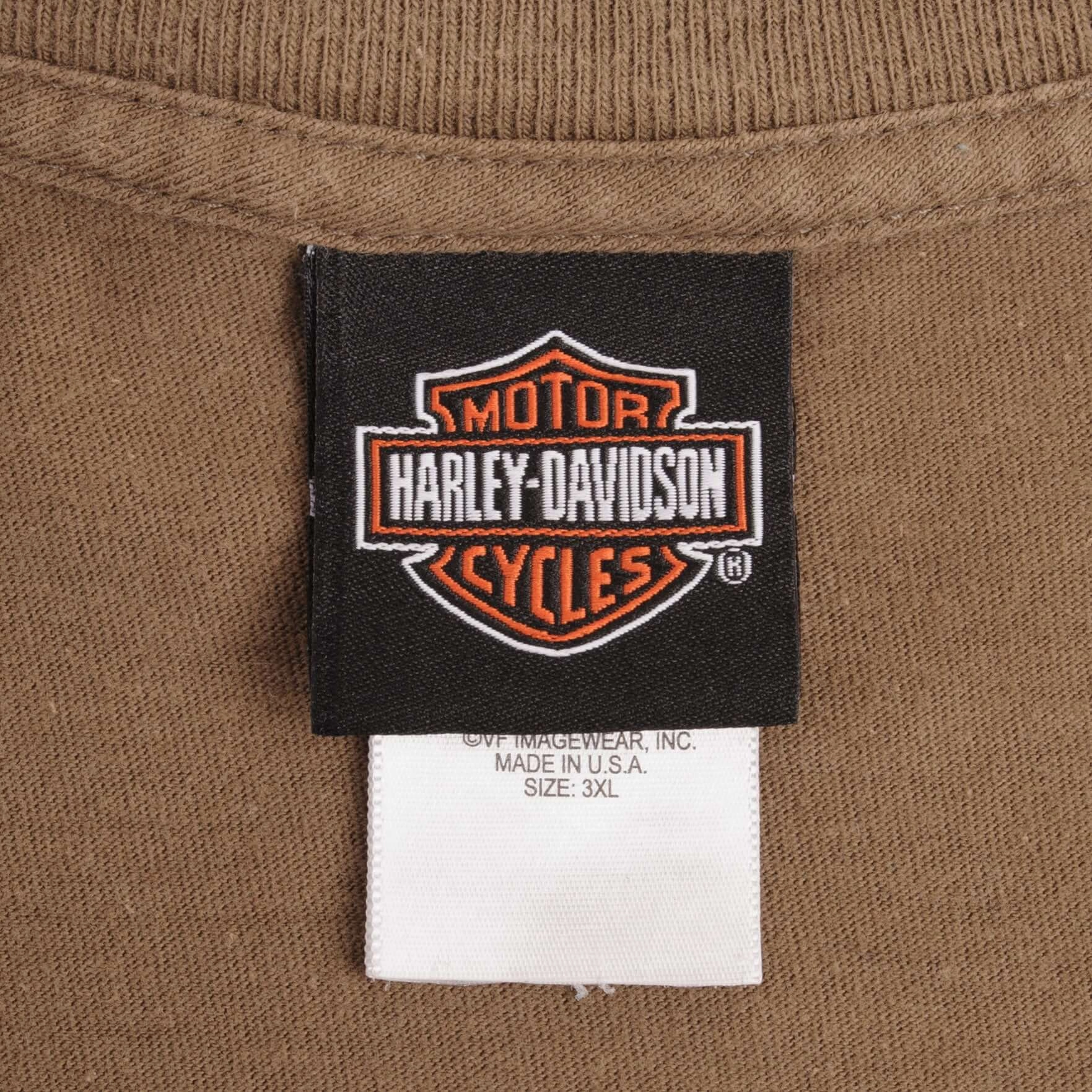 VINTAGE HARLEY DAVIDSON KENTUCKY 2008 TANK TOP TEE SHIRT SIZE 3XL MADE IN USA