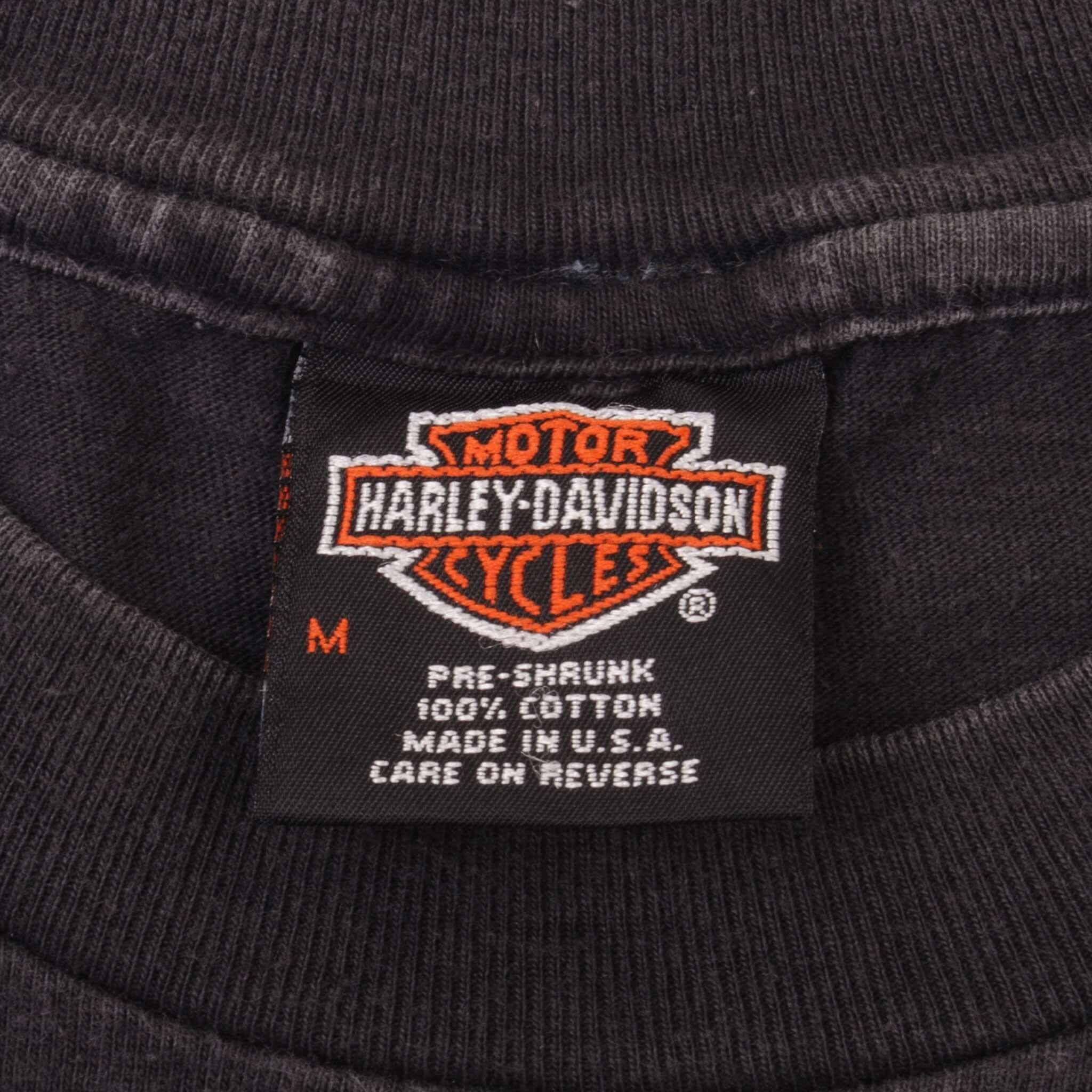 VINTAGE HARLEY DAVIDSON LACONIA TEE SHIRT 1997 SIZE MEDIUM MADE IN USA