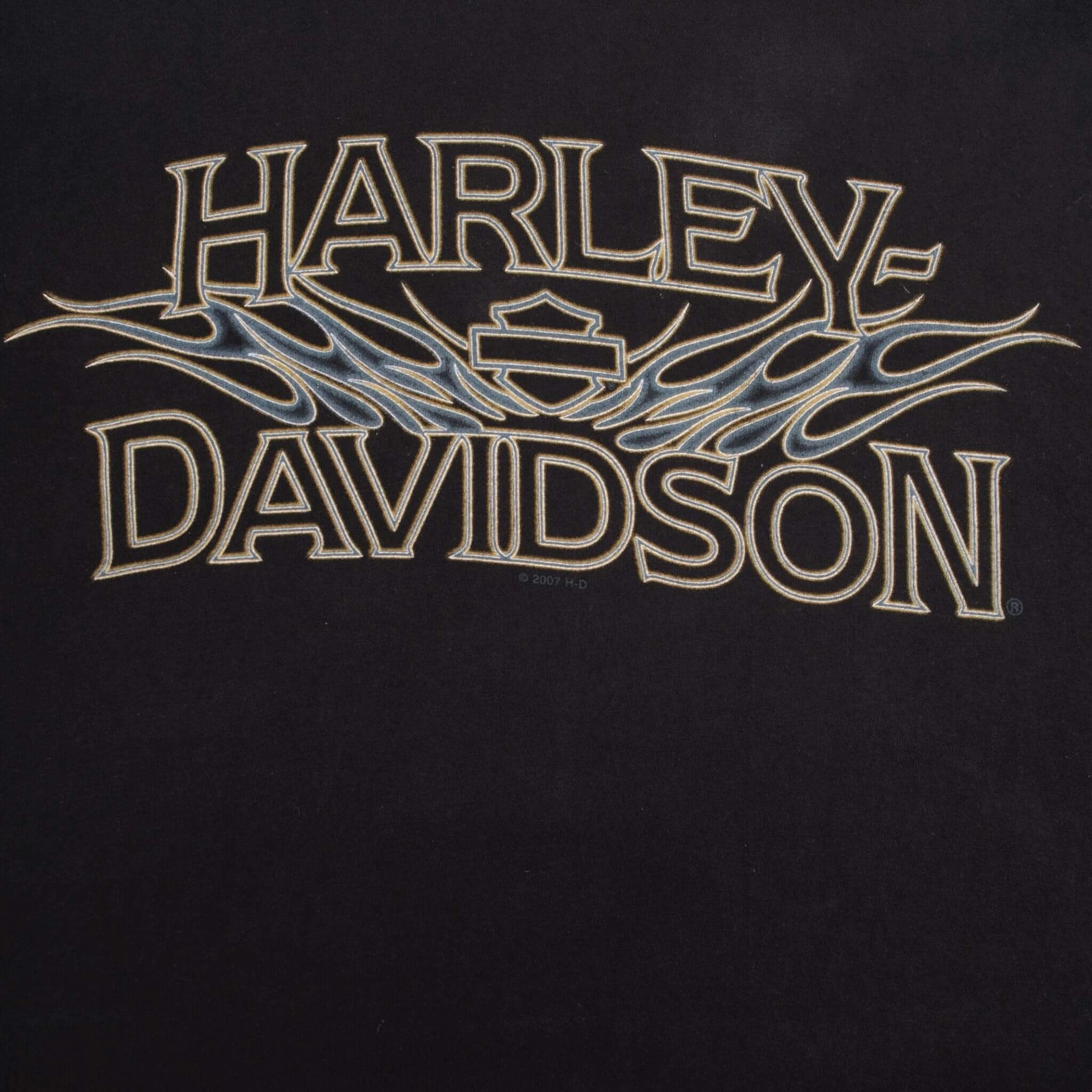 VINTAGE HARLEY DAVIDSON LANCASTER TEE SHIRT 2007 SIZE LARGE MADE IN USA