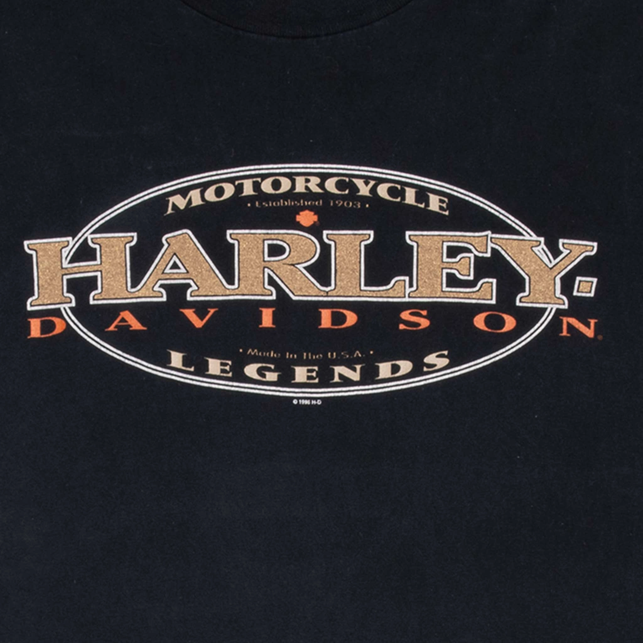 VINTAGE HARLEY DAVIDSON LAS VEGAS TEE SHIRT 1996 2XL MADE IN USA