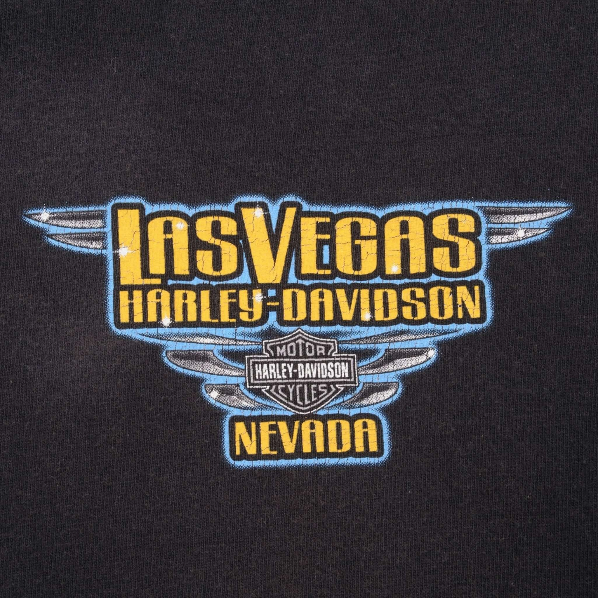 VINTAGE HARLEY DAVIDSON LAS VEGAS TEE SHIRT 2004 SIZE XL MADE IN USA