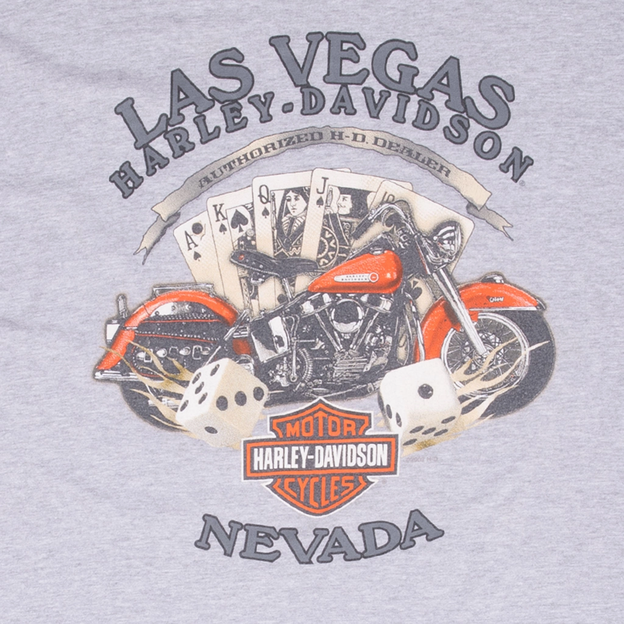 VINTAGE HARLEY DAVIDSON LAS VEGAS TEE SHIRT 2007 XL MADE IN USA