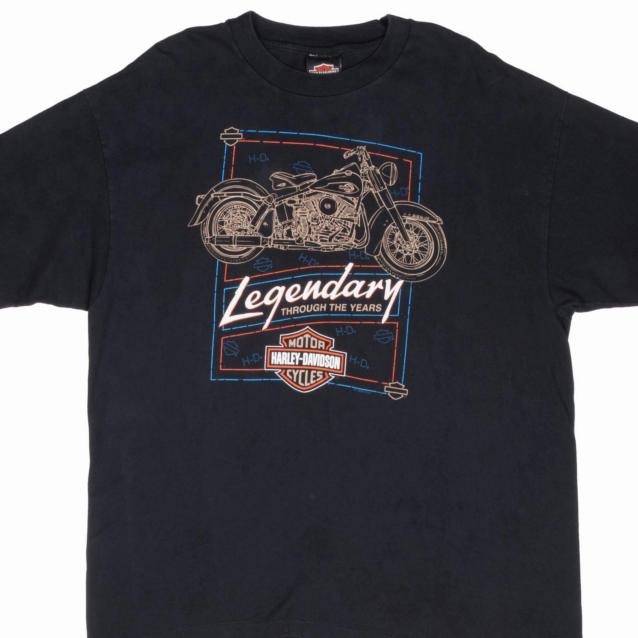 VINTAGE HARLEY DAVIDSON LEGENDARY NASHVILLE TEE SHIRT 1996 XL MADE IN USA
