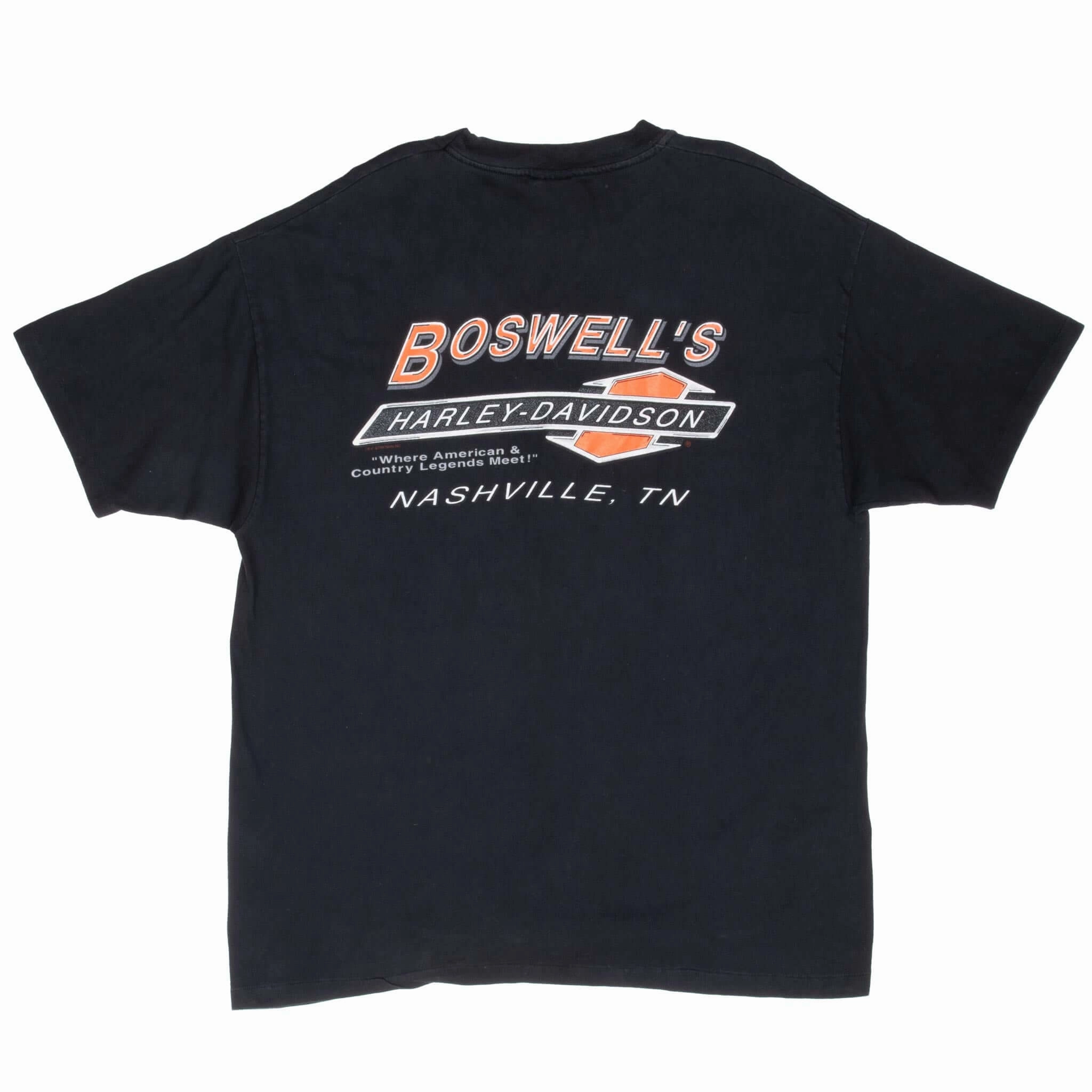 VINTAGE HARLEY DAVIDSON LEGENDARY NASHVILLE TEE SHIRT 1996 XL MADE IN USA