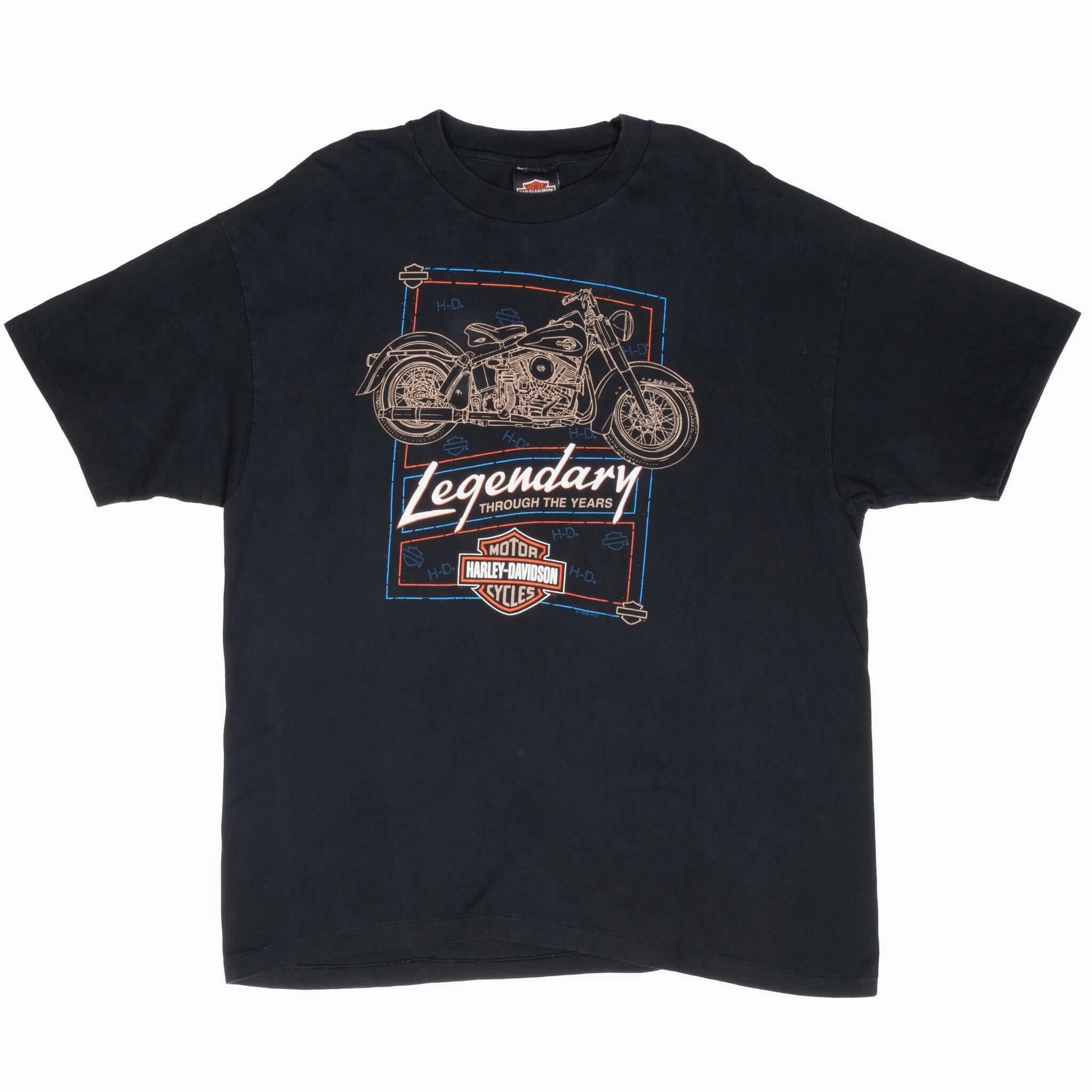 VINTAGE HARLEY DAVIDSON LEGENDARY NASHVILLE TEE SHIRT 1996 XL MADE IN USA