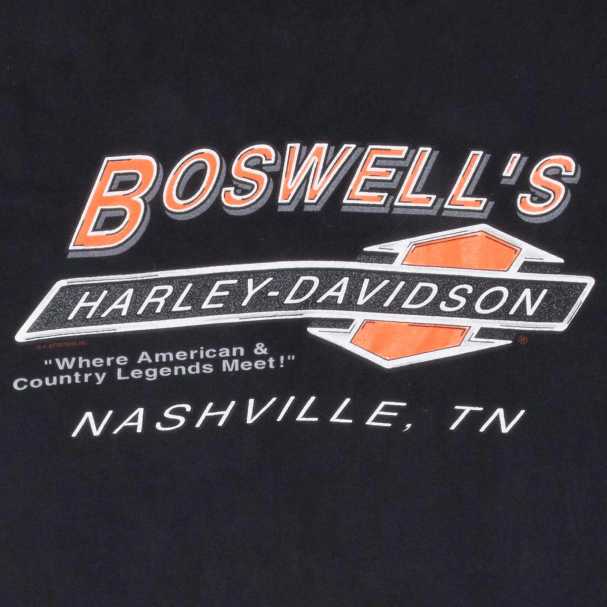 VINTAGE HARLEY DAVIDSON LEGENDARY NASHVILLE TEE SHIRT 1996 XL MADE IN USA