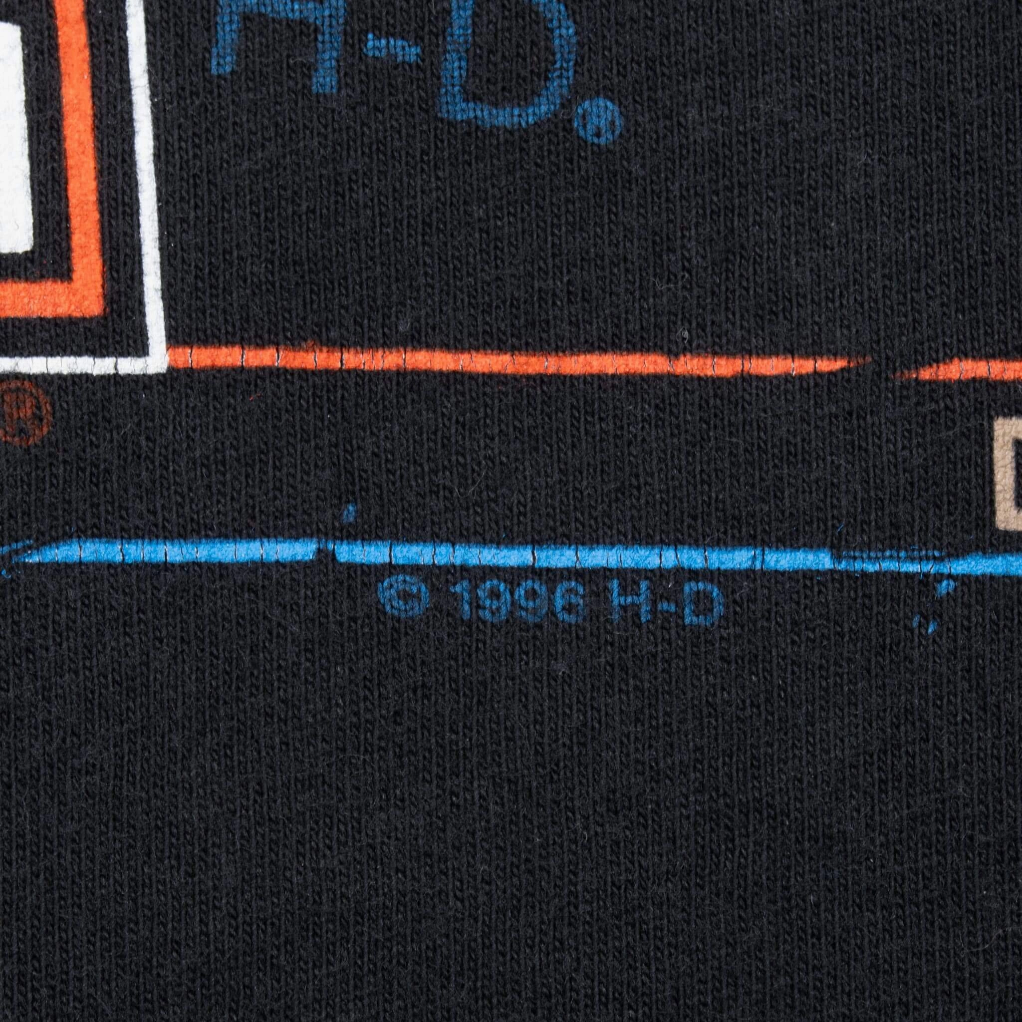 VINTAGE HARLEY DAVIDSON LEGENDARY NASHVILLE TEE SHIRT 1996 XL MADE IN USA