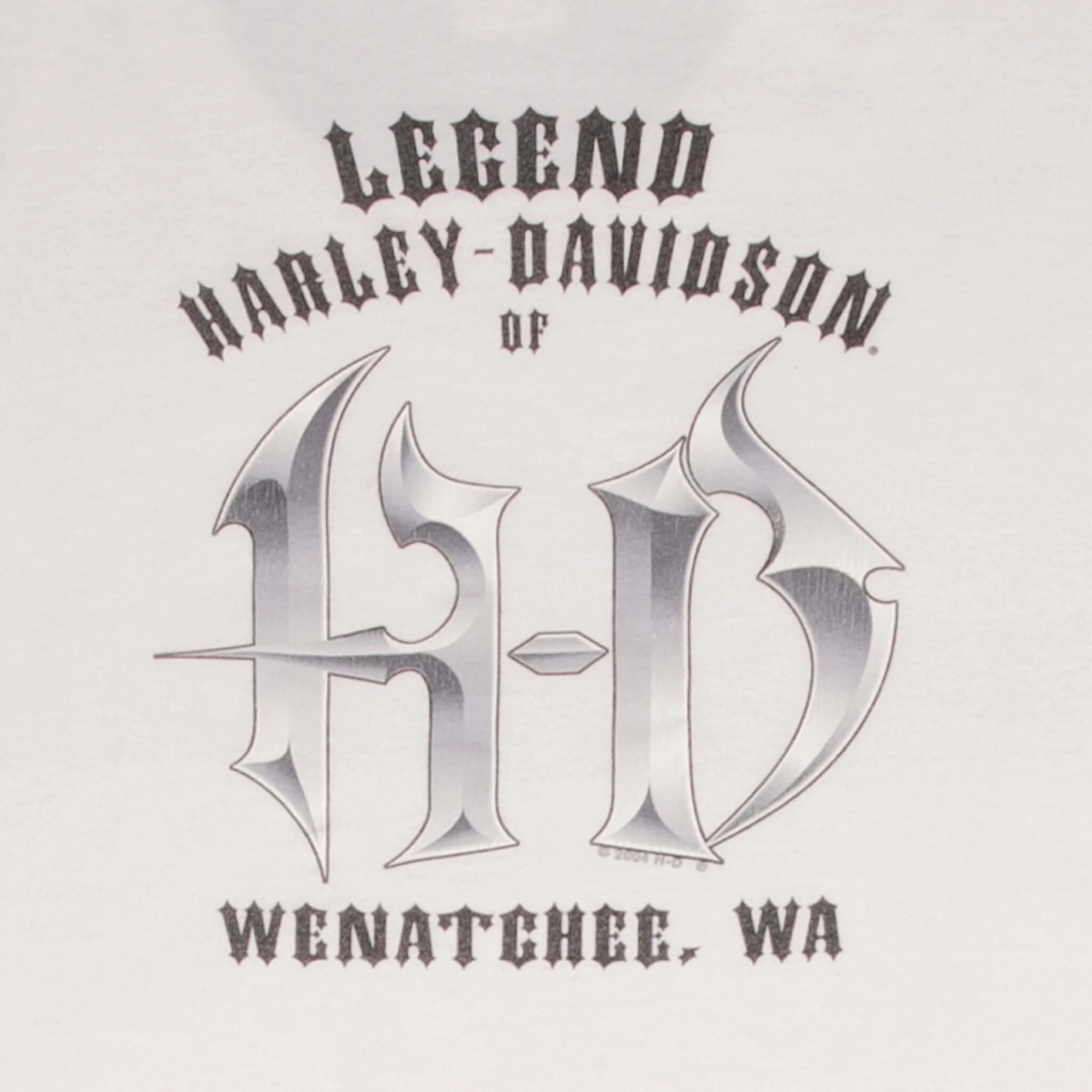 VINTAGE HARLEY DAVIDSON LONG SLEEVES FLAME TEE SHIRT 2007 SIZE LARGE
