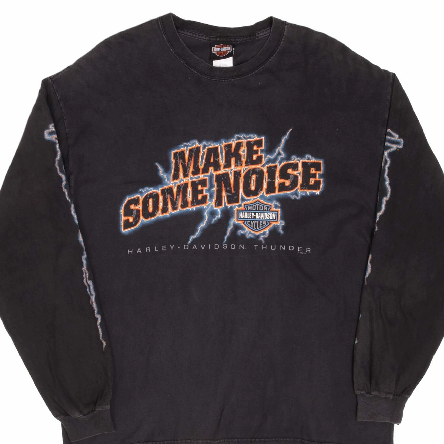 VINTAGE HARLEY DAVIDSON LONG SLEEVES TEE SHIRT 2002 SIZE XL MADE IN USA