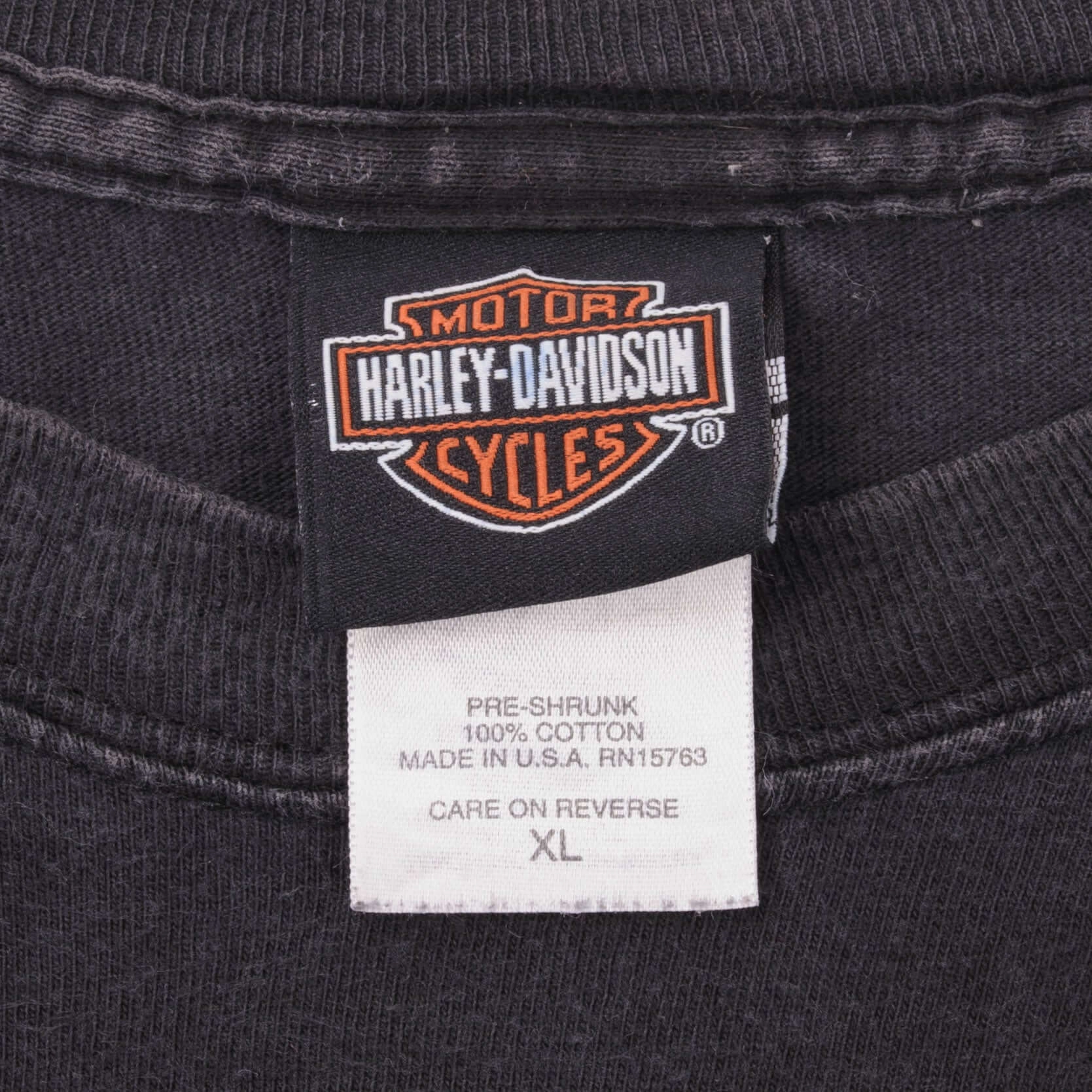 VINTAGE HARLEY DAVIDSON LONG SLEEVES TEE SHIRT 2002 SIZE XL MADE IN USA