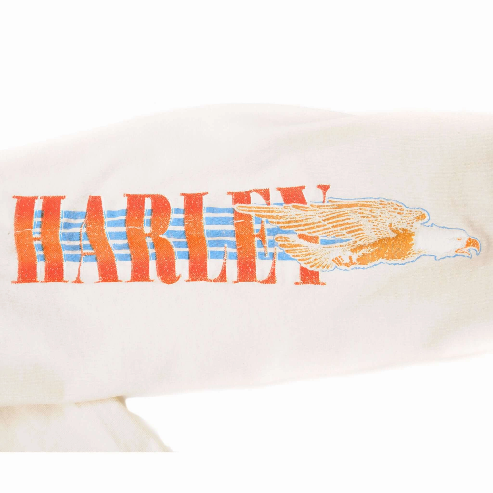 VINTAGE HARLEY DAVIDSON LONG SLEEVES TEE SHIRT SIZE XL MADE IN USA