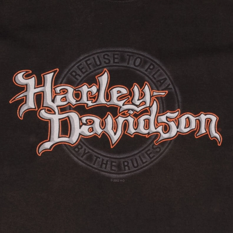 VINTAGE HARLEY DAVIDSON LOS ANGELES 2002 TANK TOP TEE SHIRT LARGE MADE IN USA