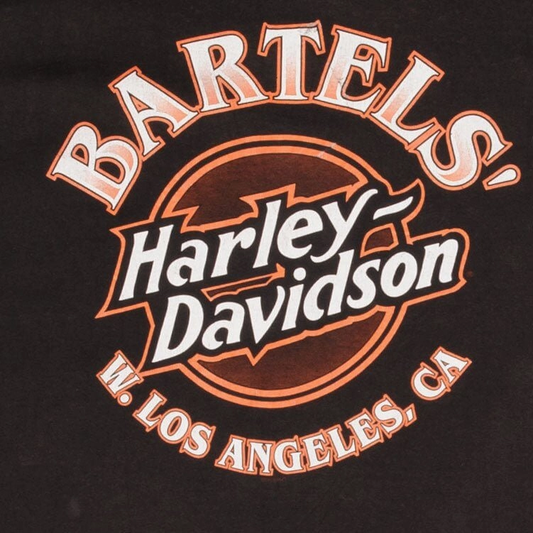 VINTAGE HARLEY DAVIDSON LOS ANGELES 2002 TANK TOP TEE SHIRT LARGE MADE IN USA