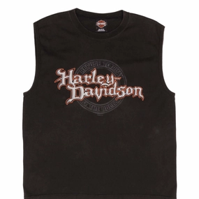 VINTAGE HARLEY DAVIDSON LOS ANGELES 2002 TANK TOP TEE SHIRT LARGE MADE IN USA