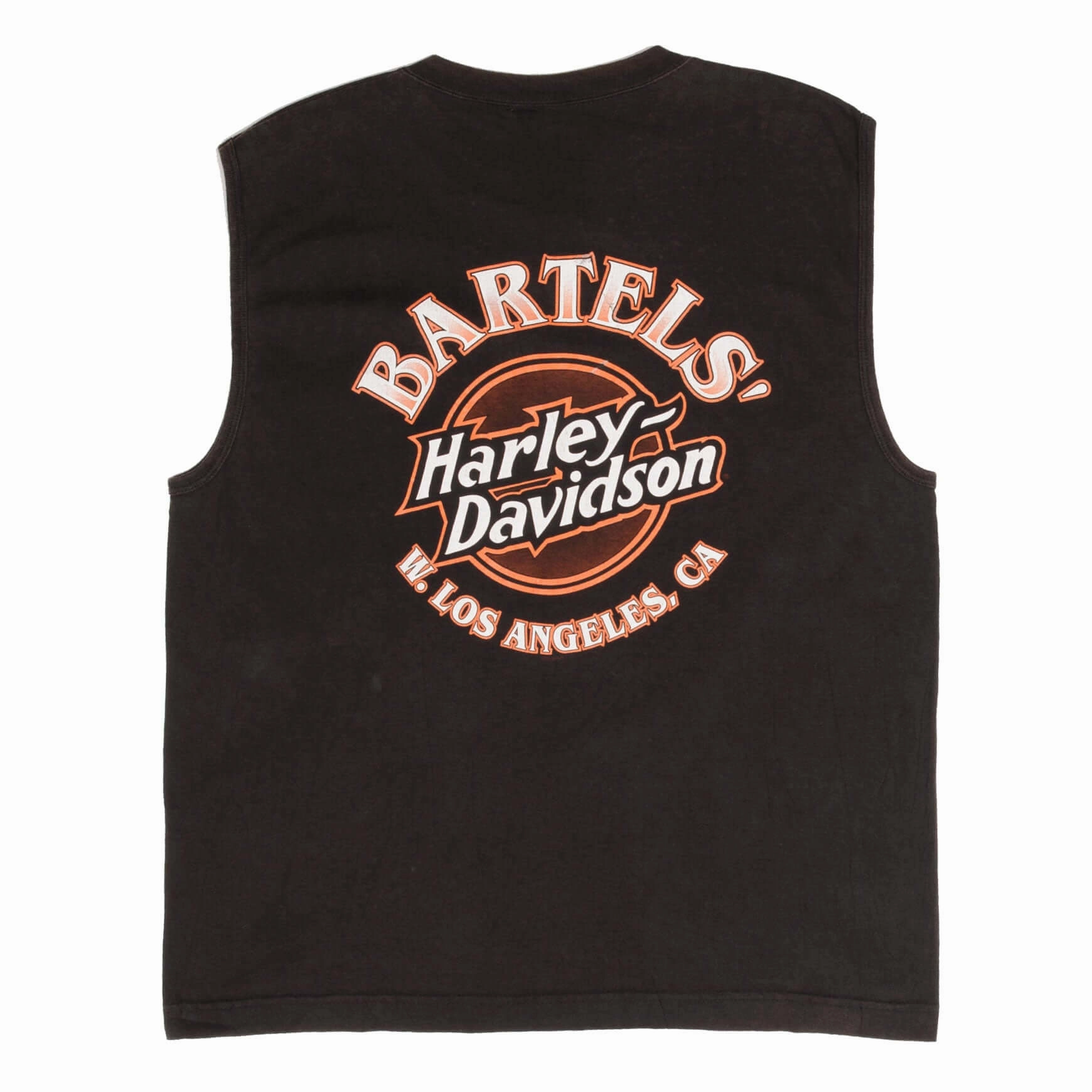 VINTAGE HARLEY DAVIDSON LOS ANGELES 2002 TANK TOP TEE SHIRT LARGE MADE IN USA